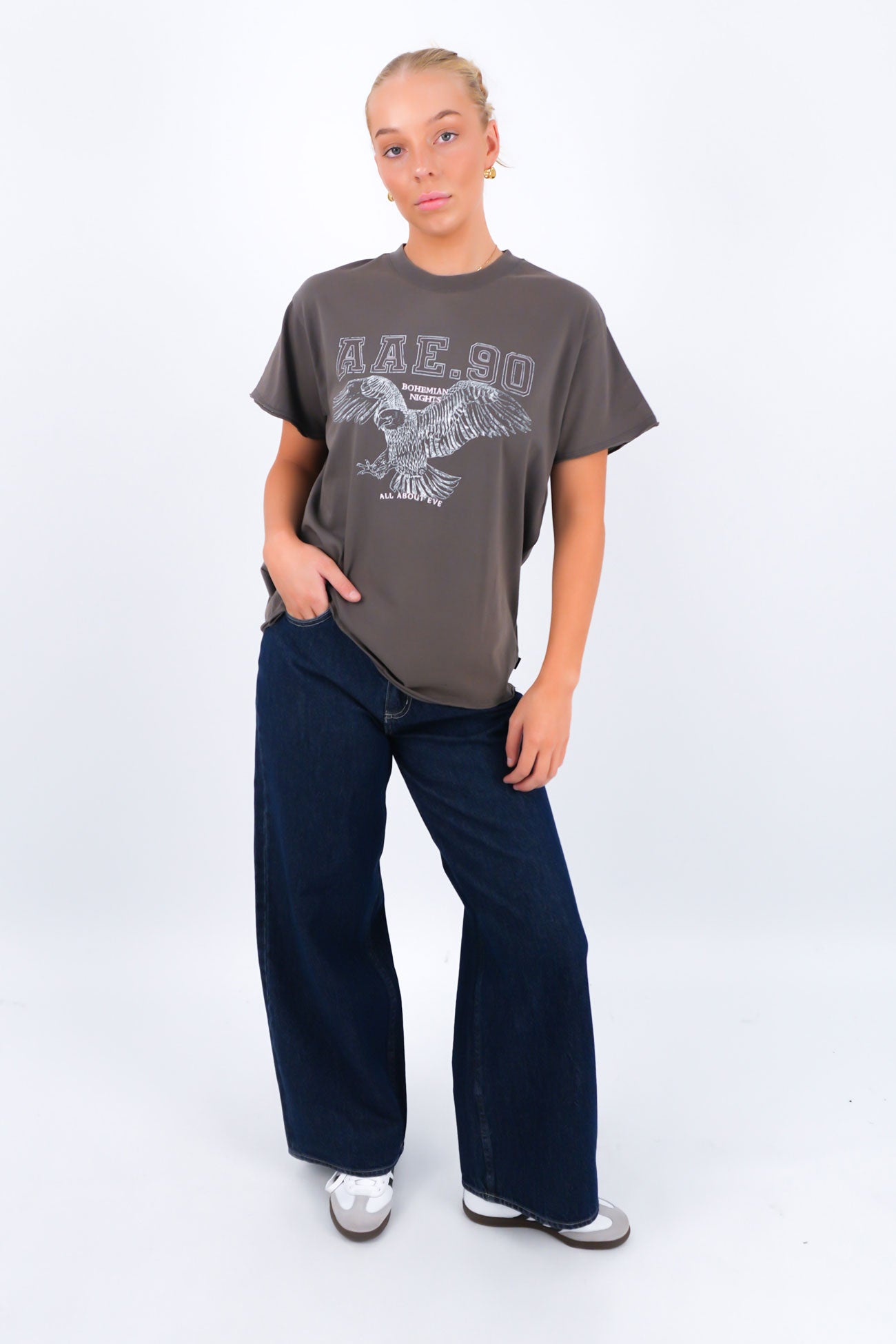 Eclipse Relaxed Tee Charcoal