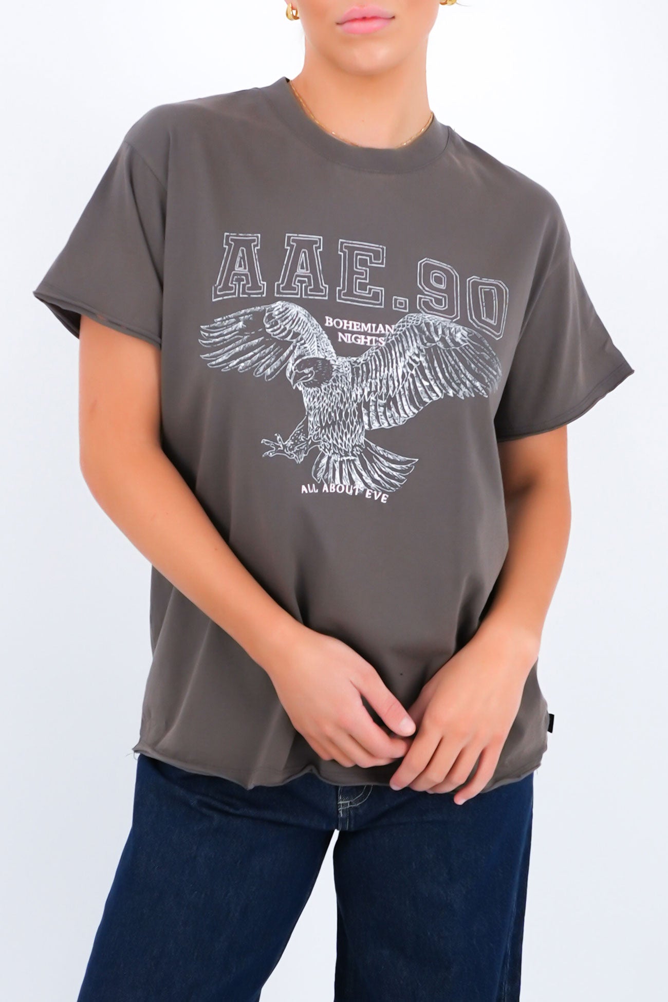 Eclipse Relaxed Tee Charcoal