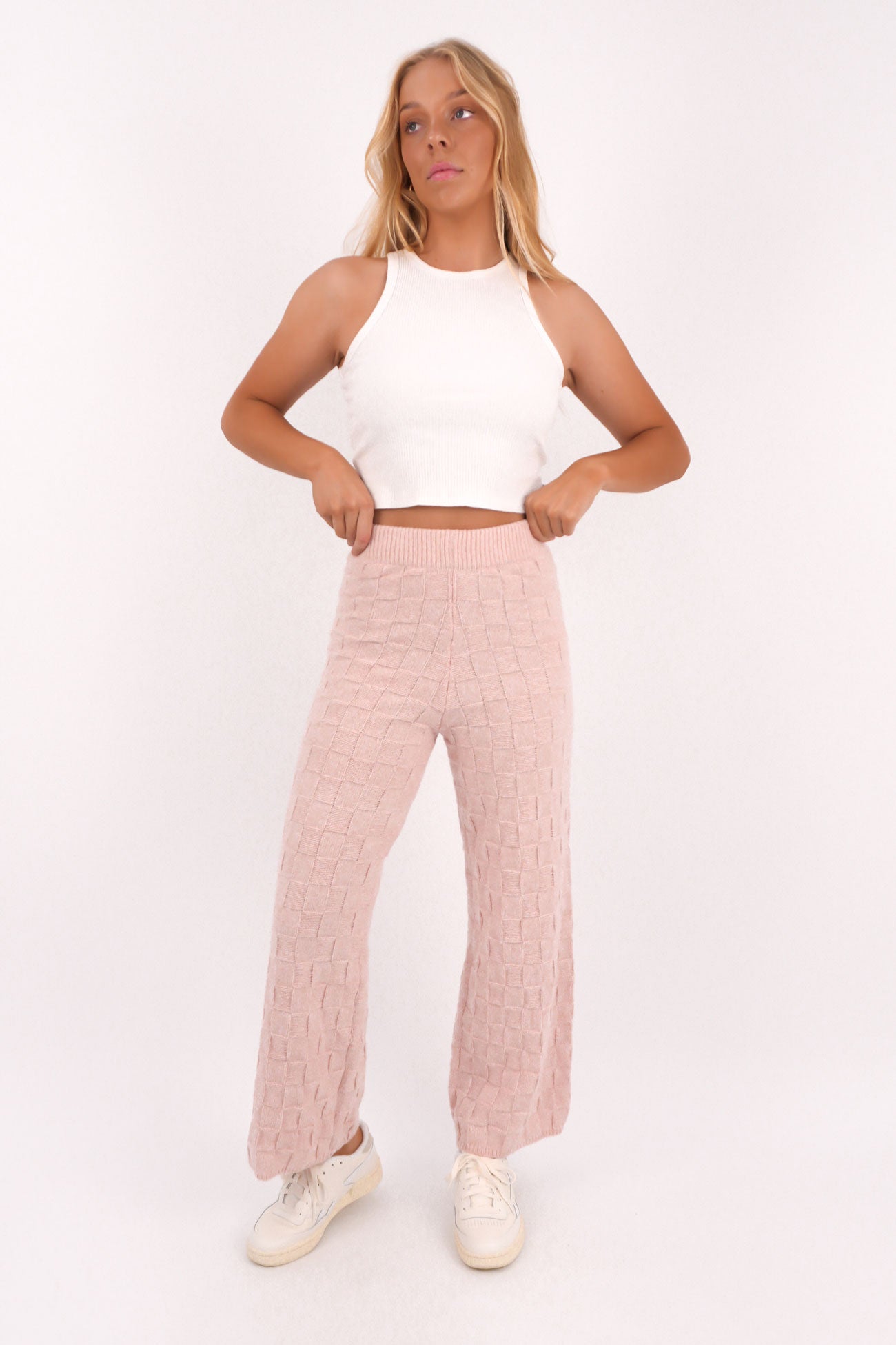 Eleanor Knit Pant Pink