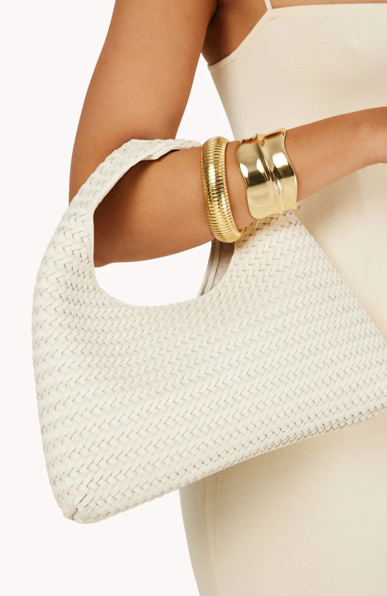 Eliana Handle Bag White