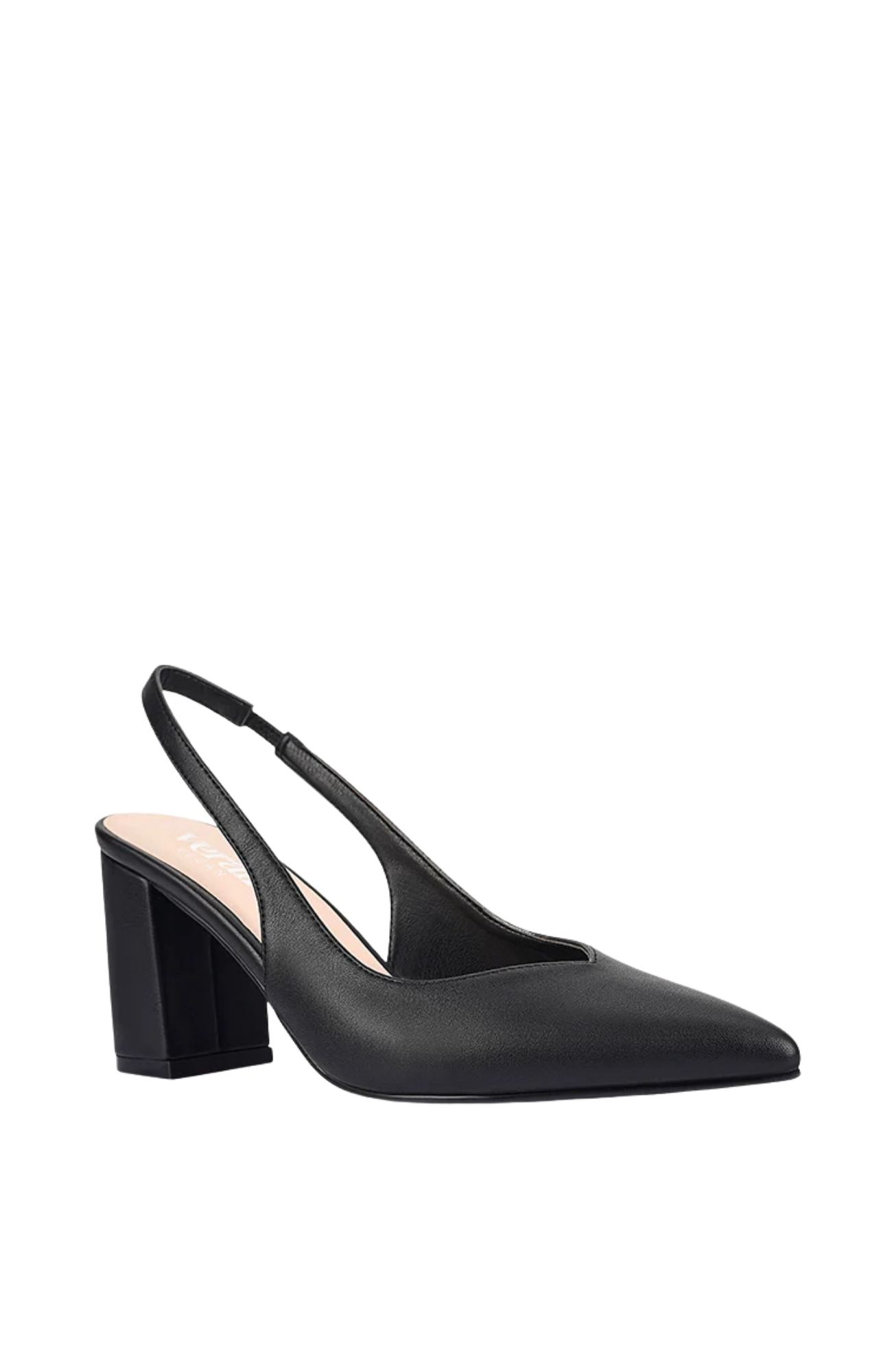Elisha Slingback Block Heels Black