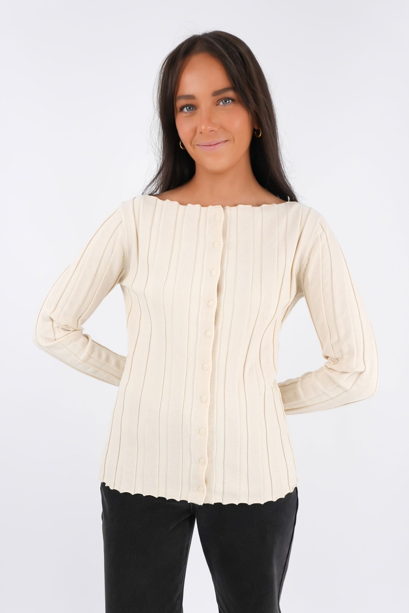 Ellen Long Sleeve Cream