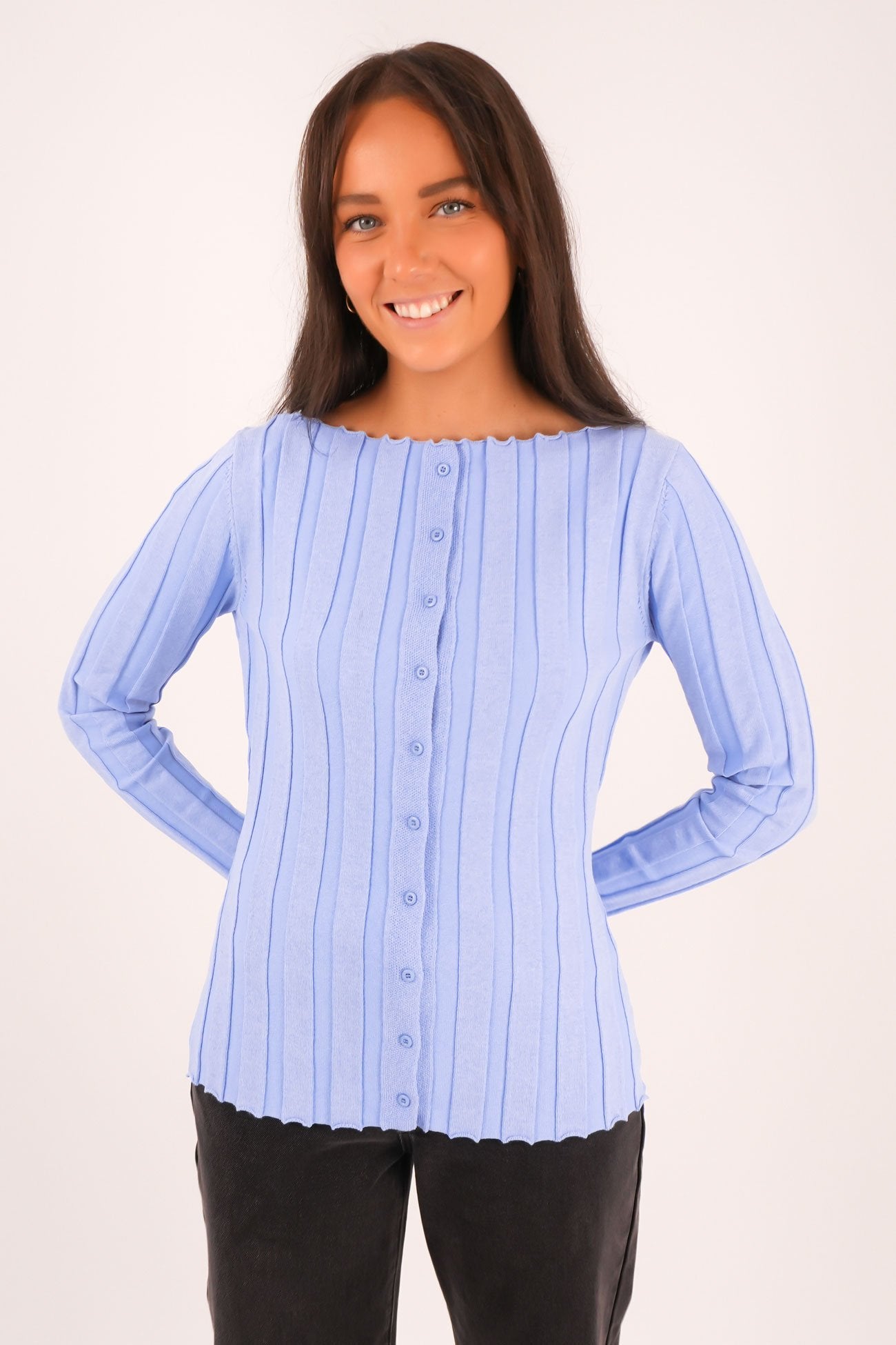Ellen Long Sleeve Sky Blue