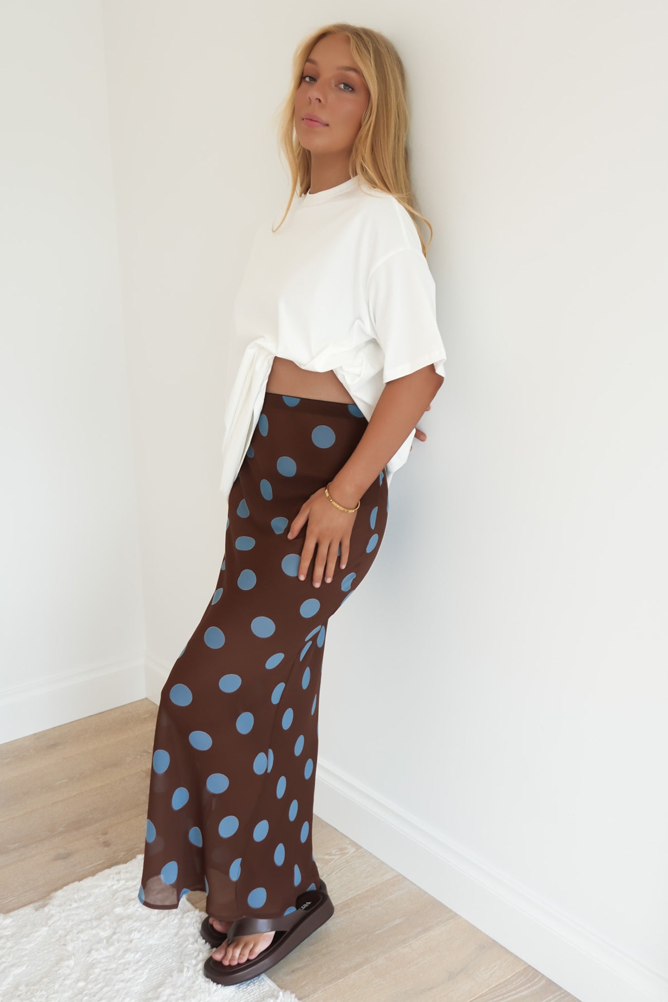 Ellody Set White Polka Dot