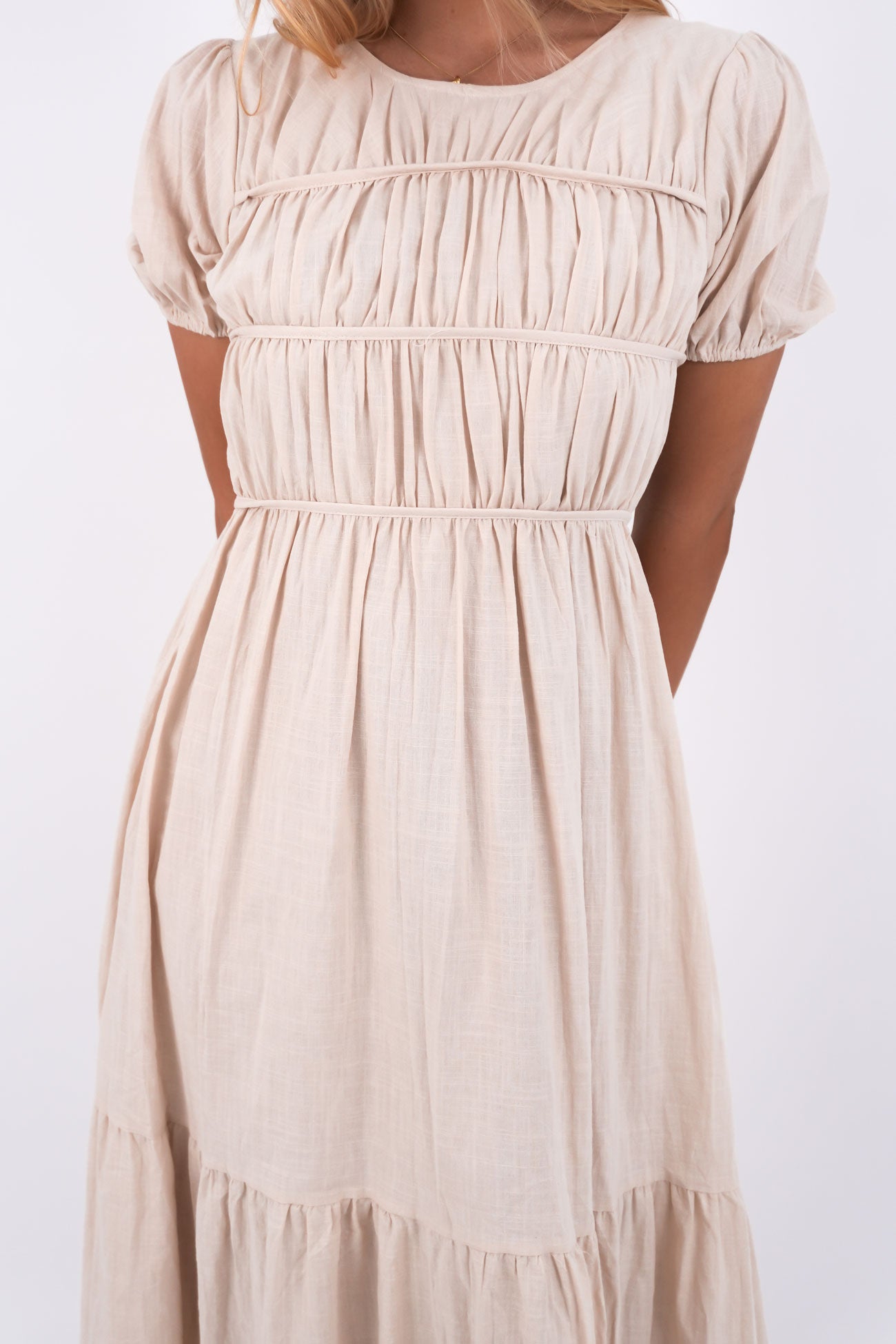 Elodie Maxi Dress Beige
