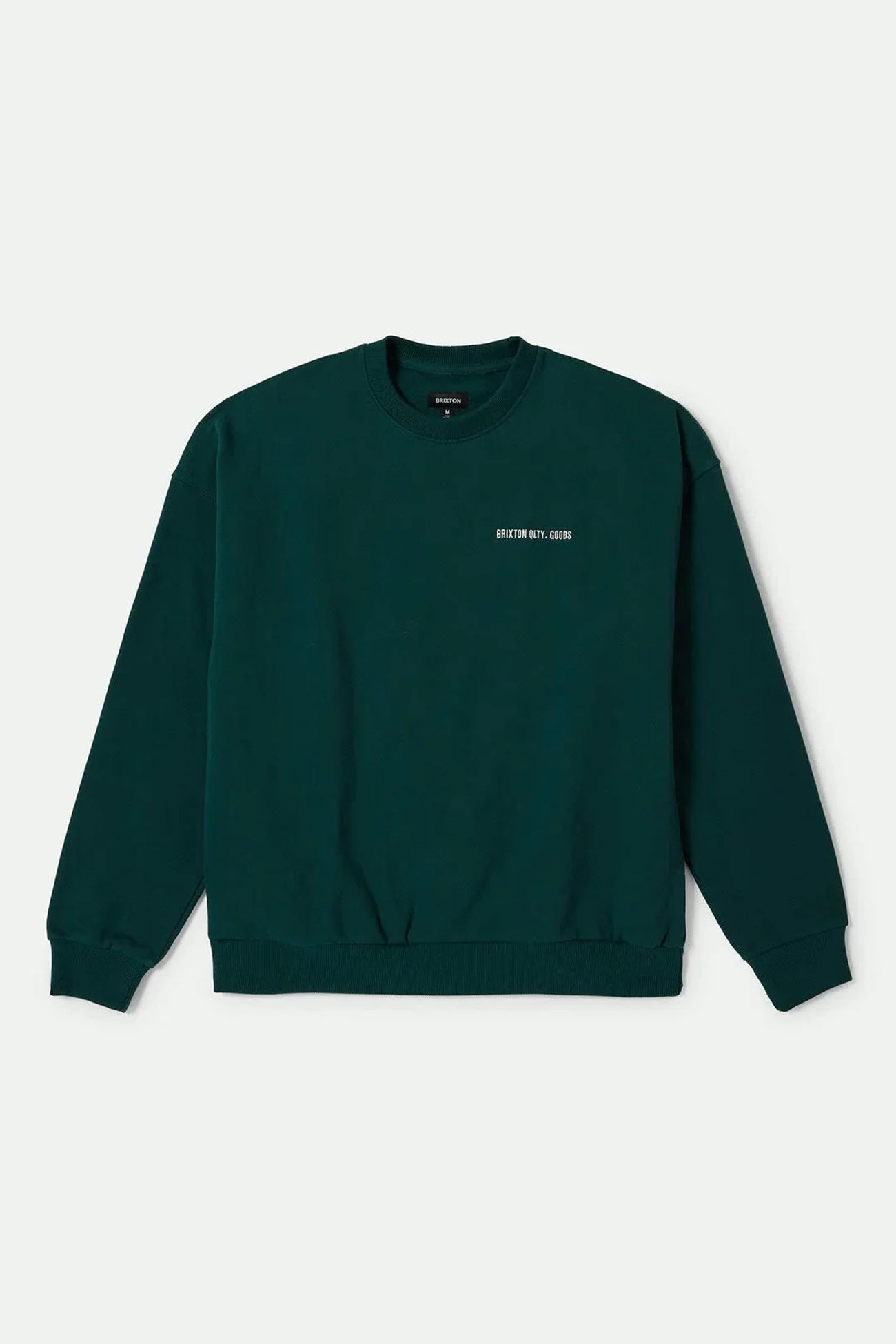 Embroidered-Heavy-Weight-Crew-Deep-Emerald-fjpg