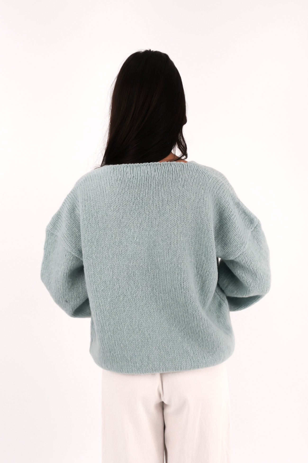 Emiko Knit Jumper Blue