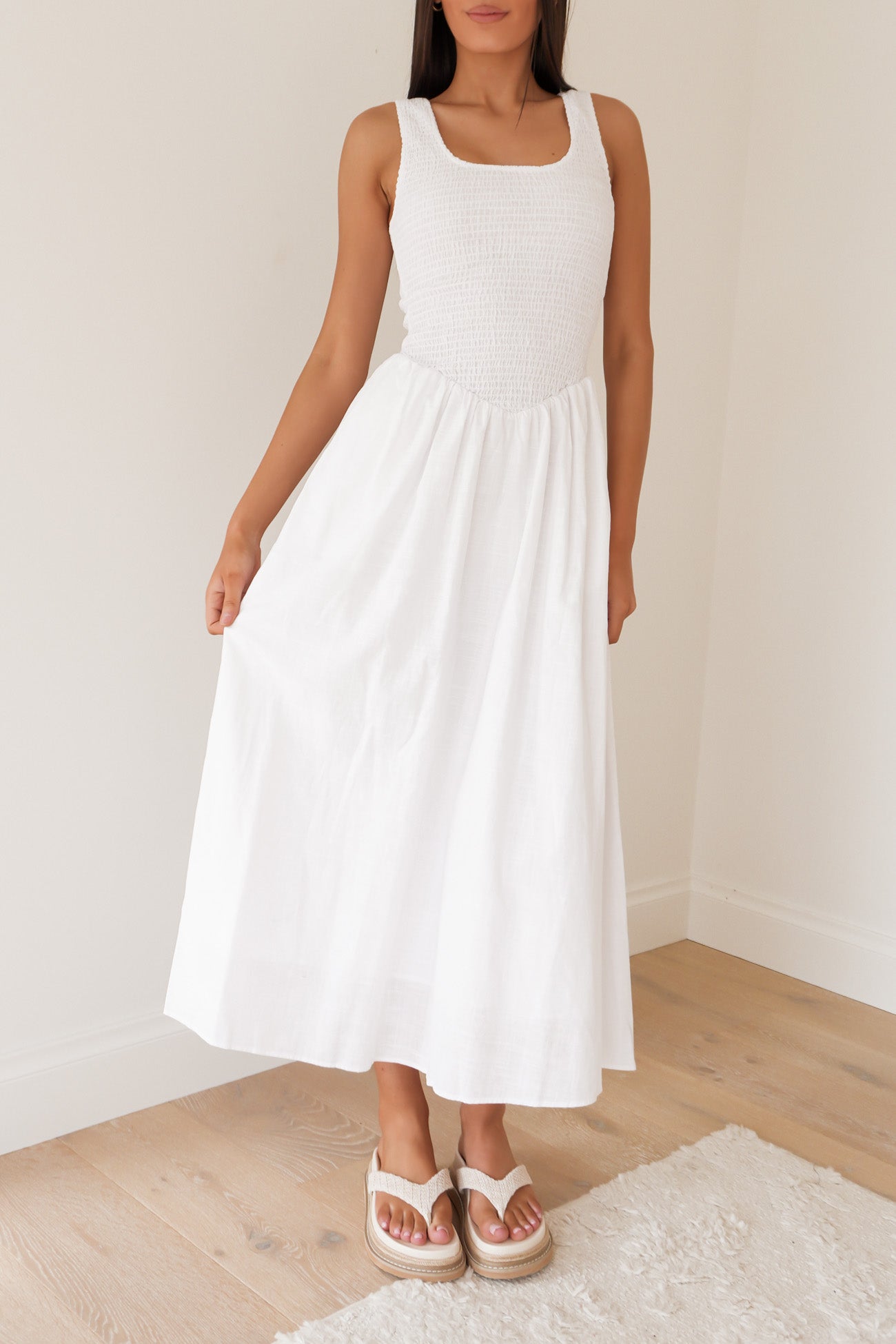 Essential Maxi Dress White
