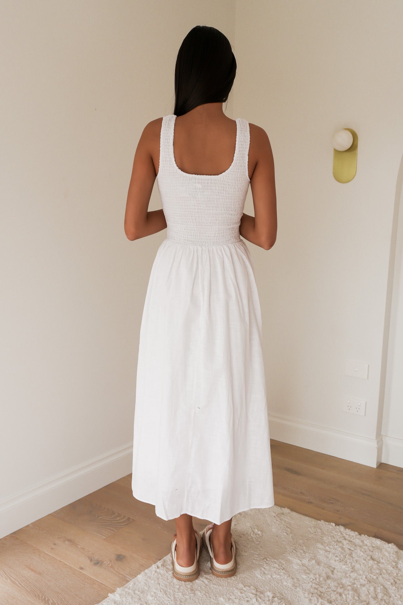 Essential Maxi Dress White