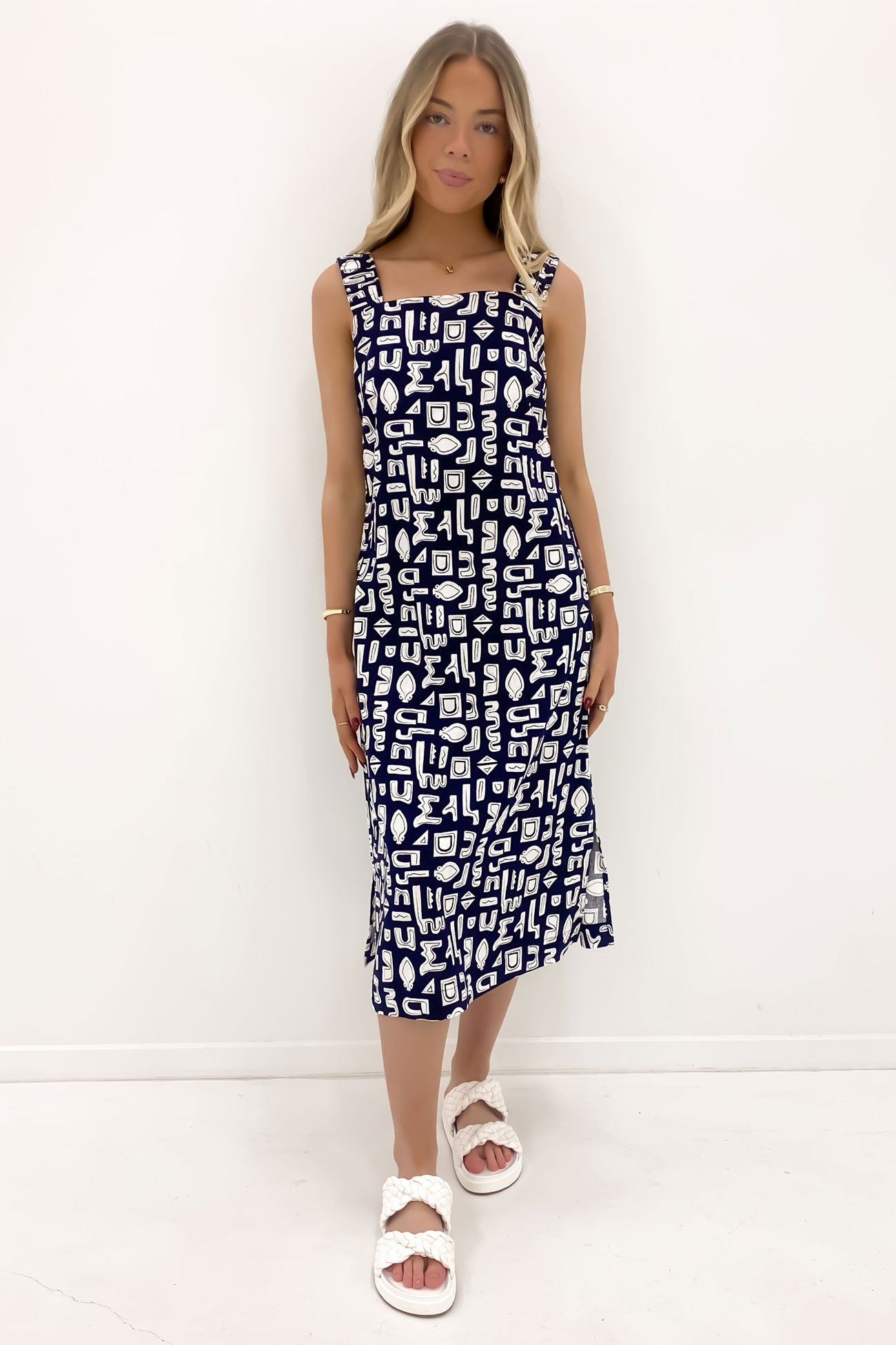 Etched Geo Dress
