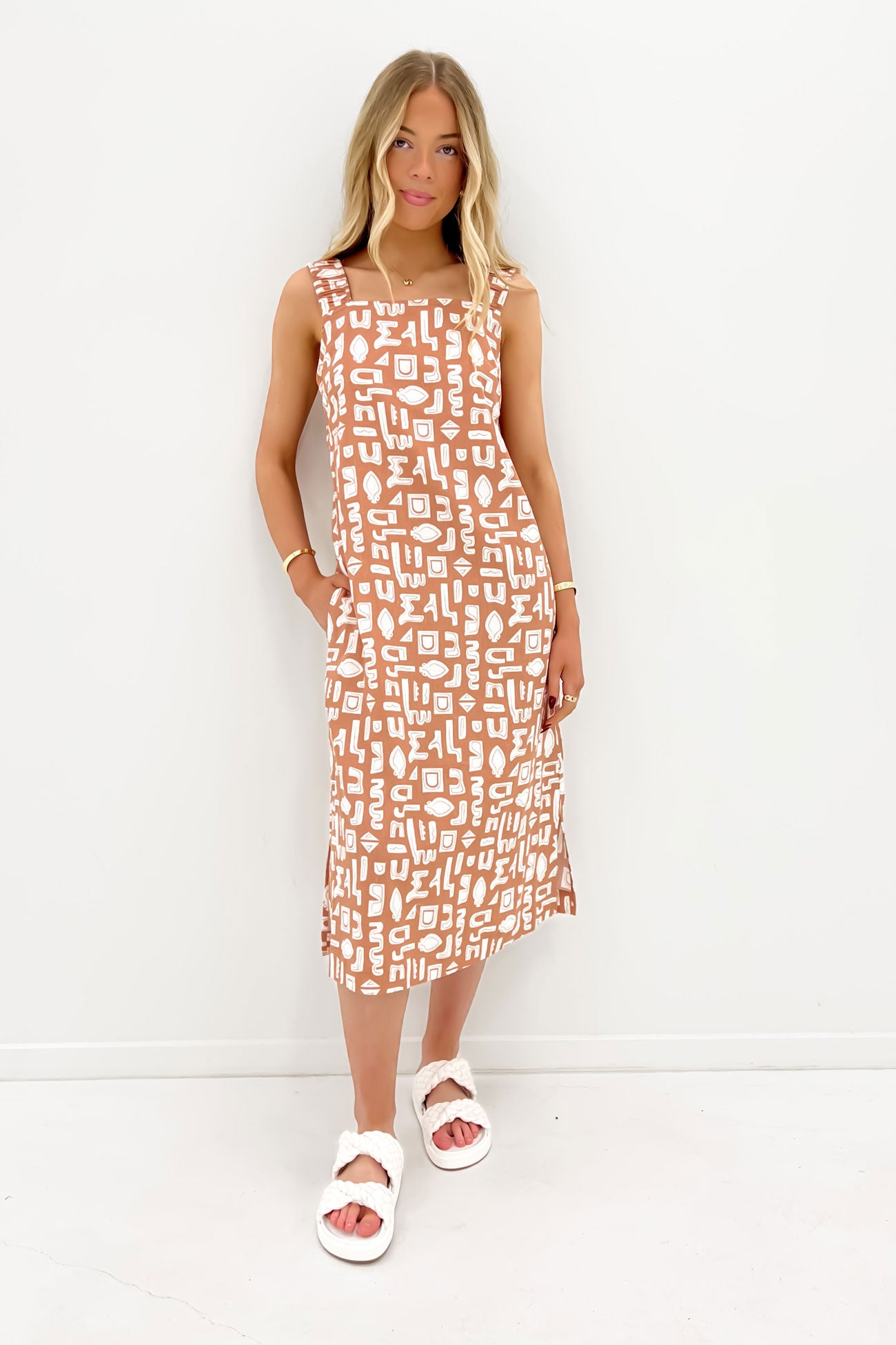 Etched Geo Dress
