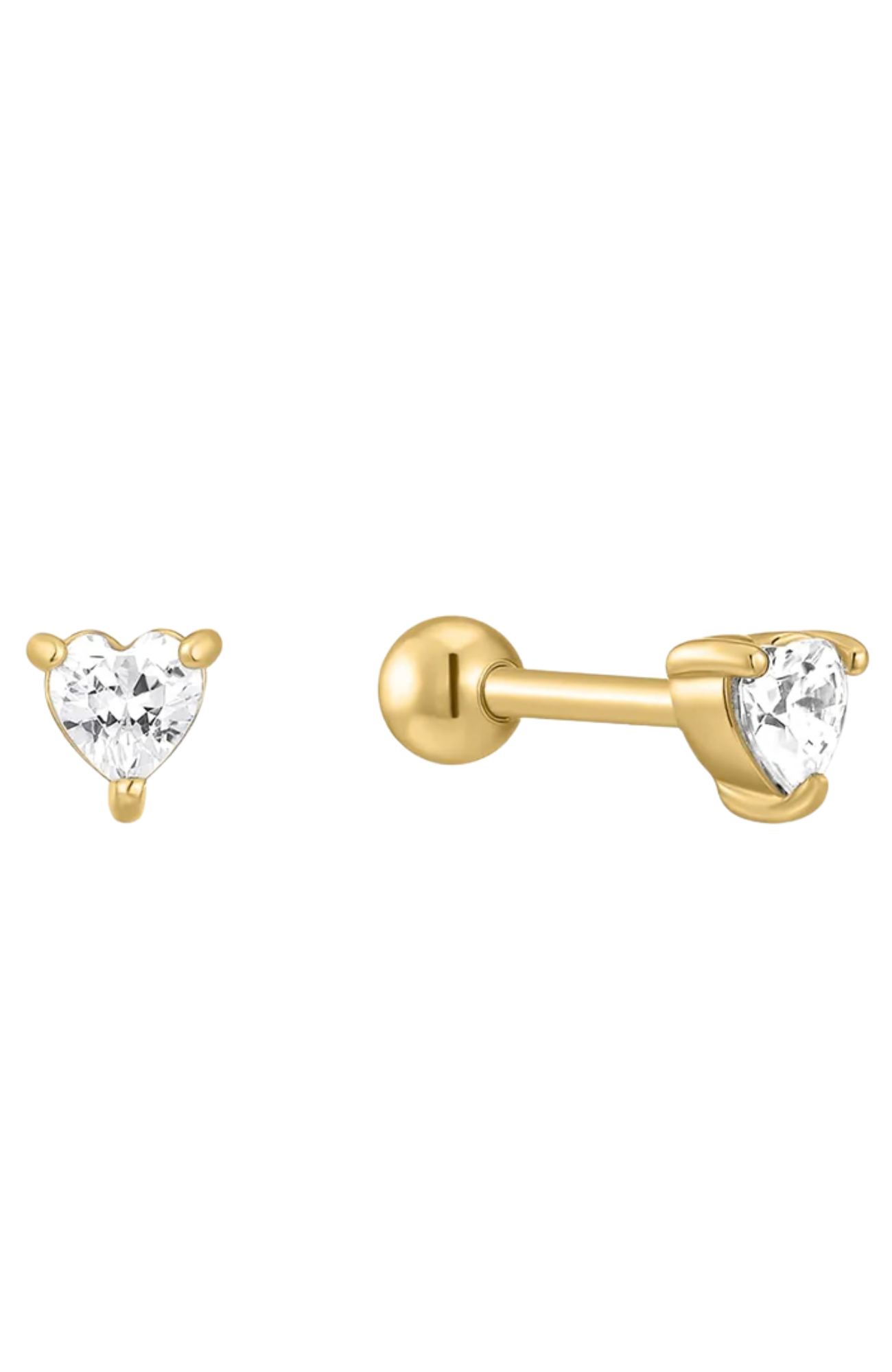 Etta Cartilage Earrings Sterling 925 Gold