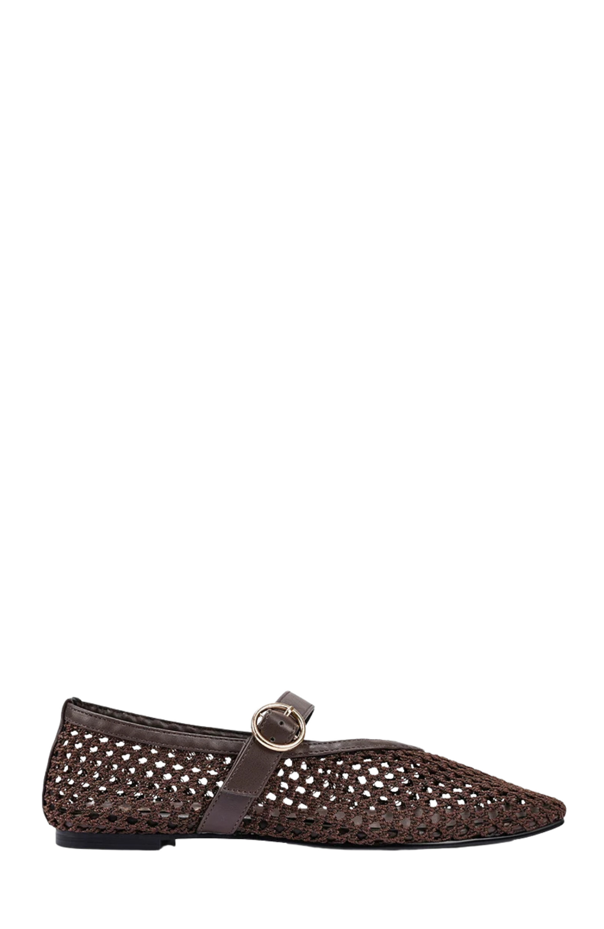 Eunice Mary-Jane Flats Chocolate Brown