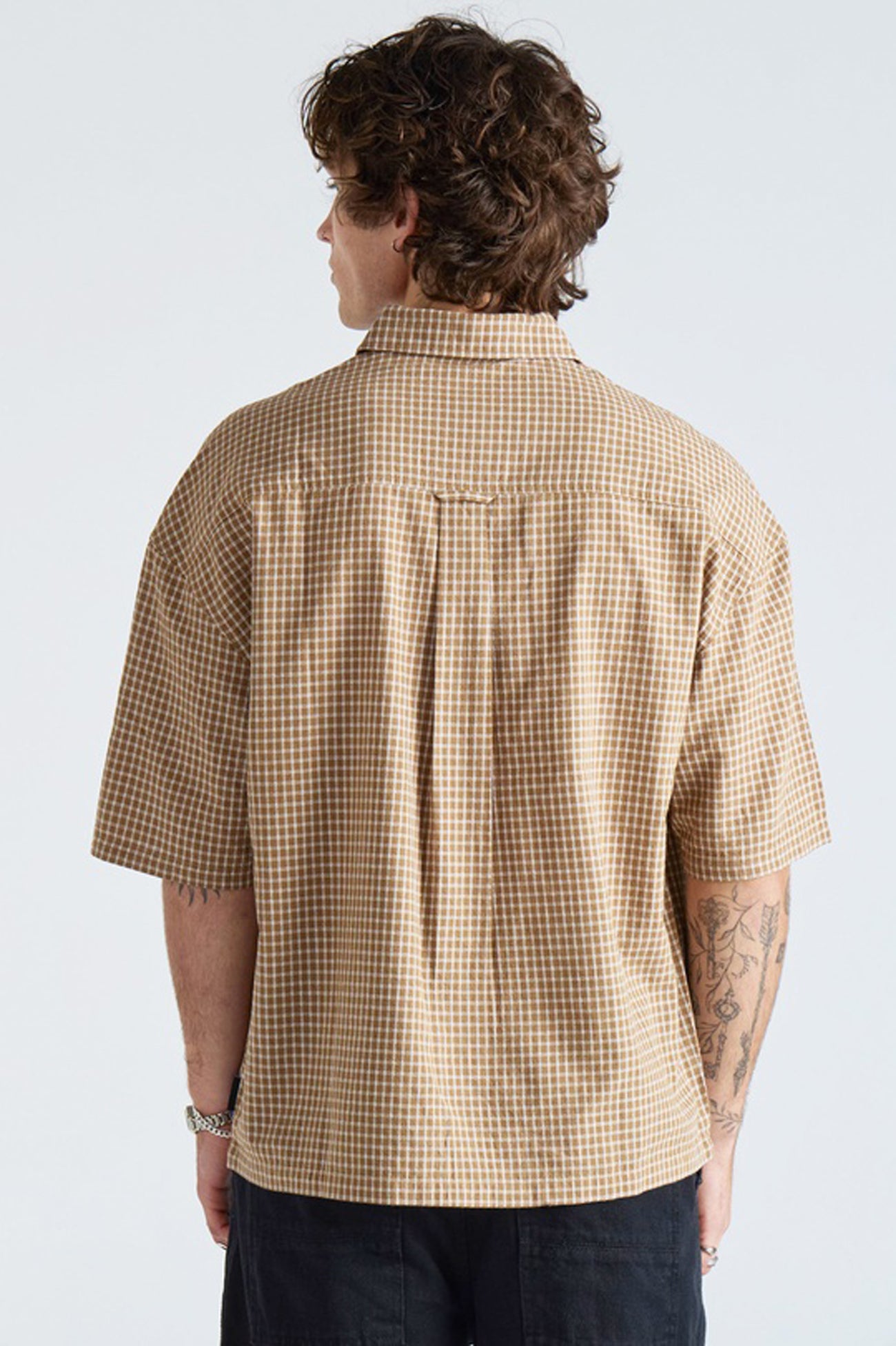 Evan Short Sleeve Shirt Tan