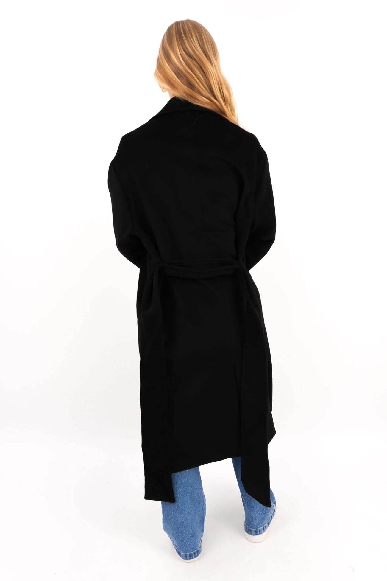 Eve Luxe Basic Coat Black