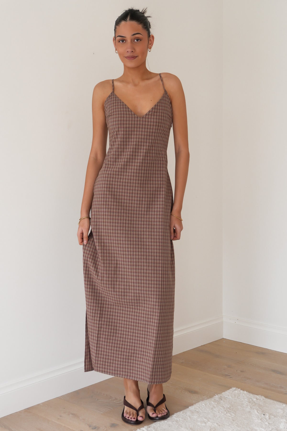 Fallllin Maxi Dress Earth