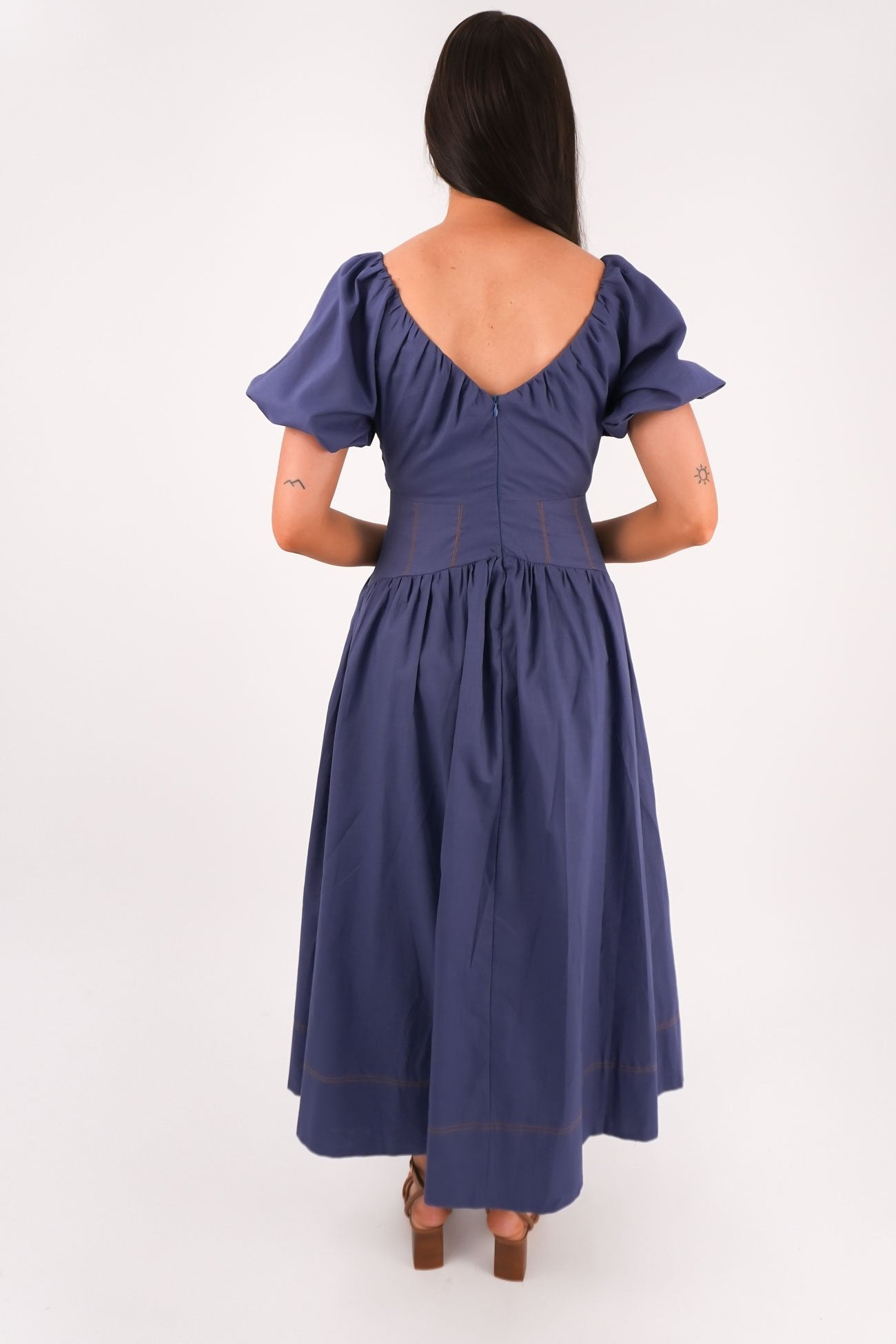 Fate Midi Dress Blue