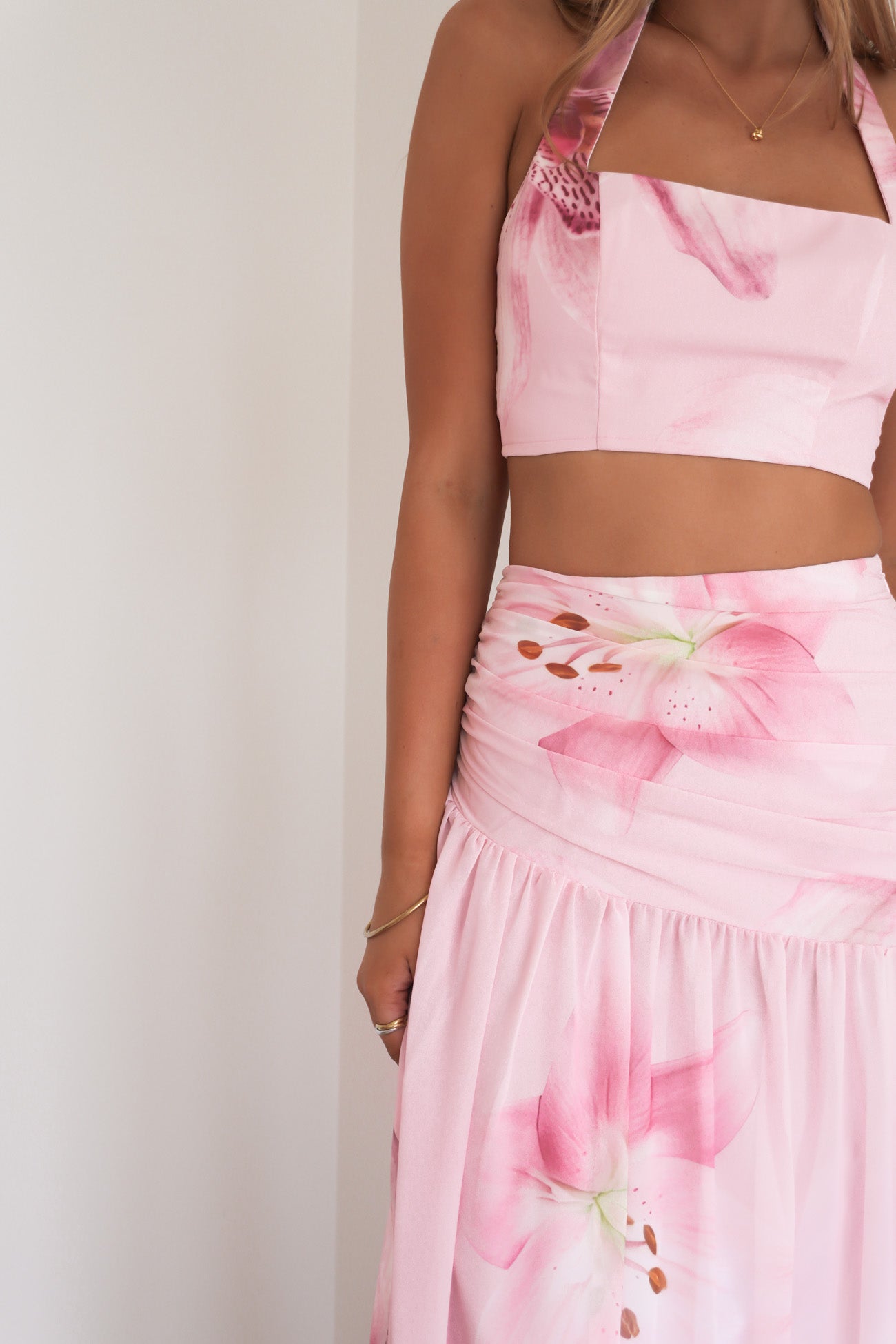 Feyre Maxi Skirt Pink Jasmine