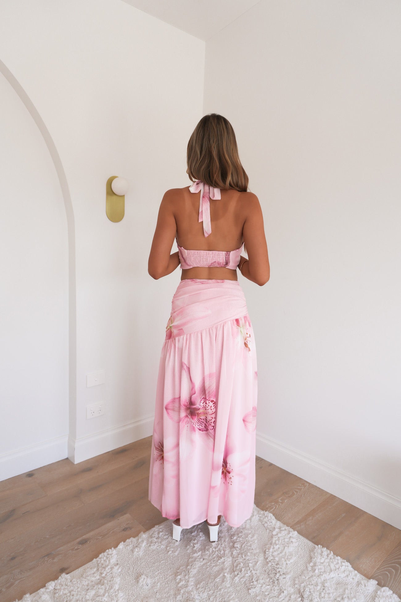 Feyre Maxi Skirt Pink Jasmine