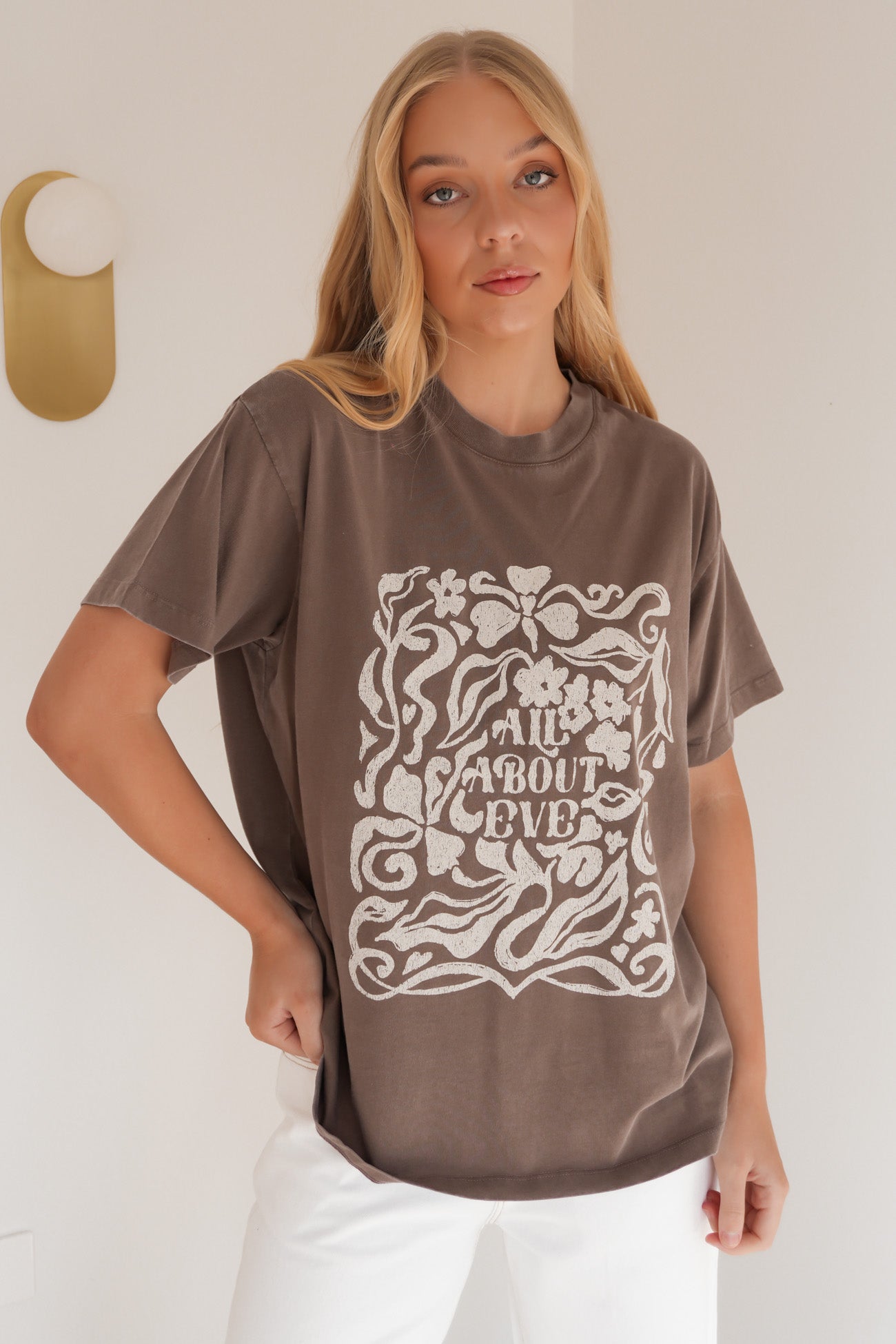 Fields Relaxed Tee Coffee