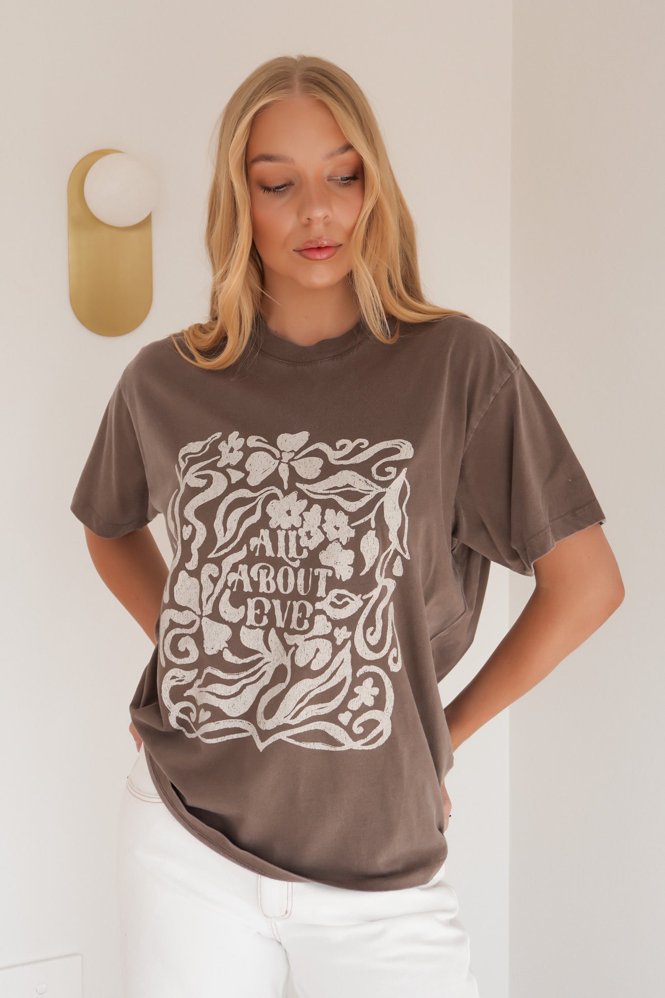 Fields Relaxed Tee Coffee