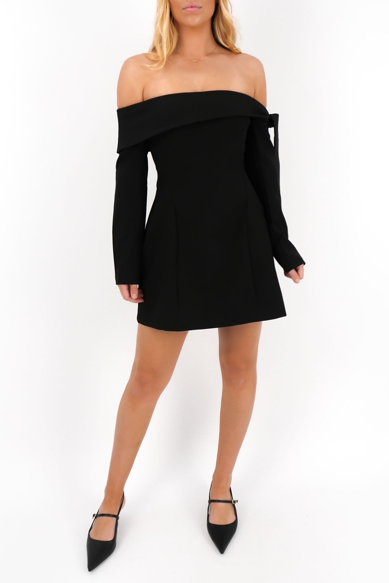 Finch Mini Dress Black