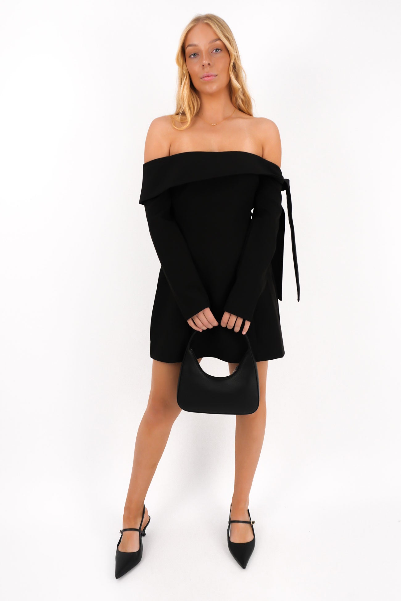 Finch Mini Dress Black