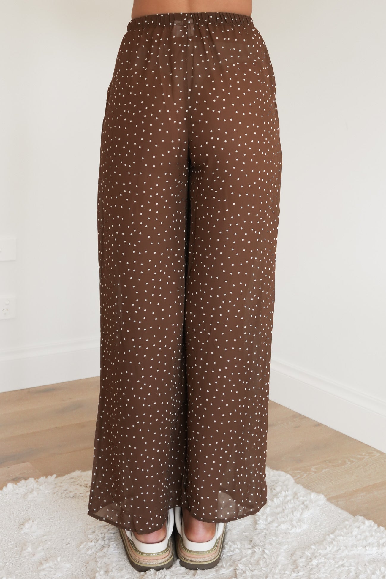 Finley Set Brown Cream Polka Dot