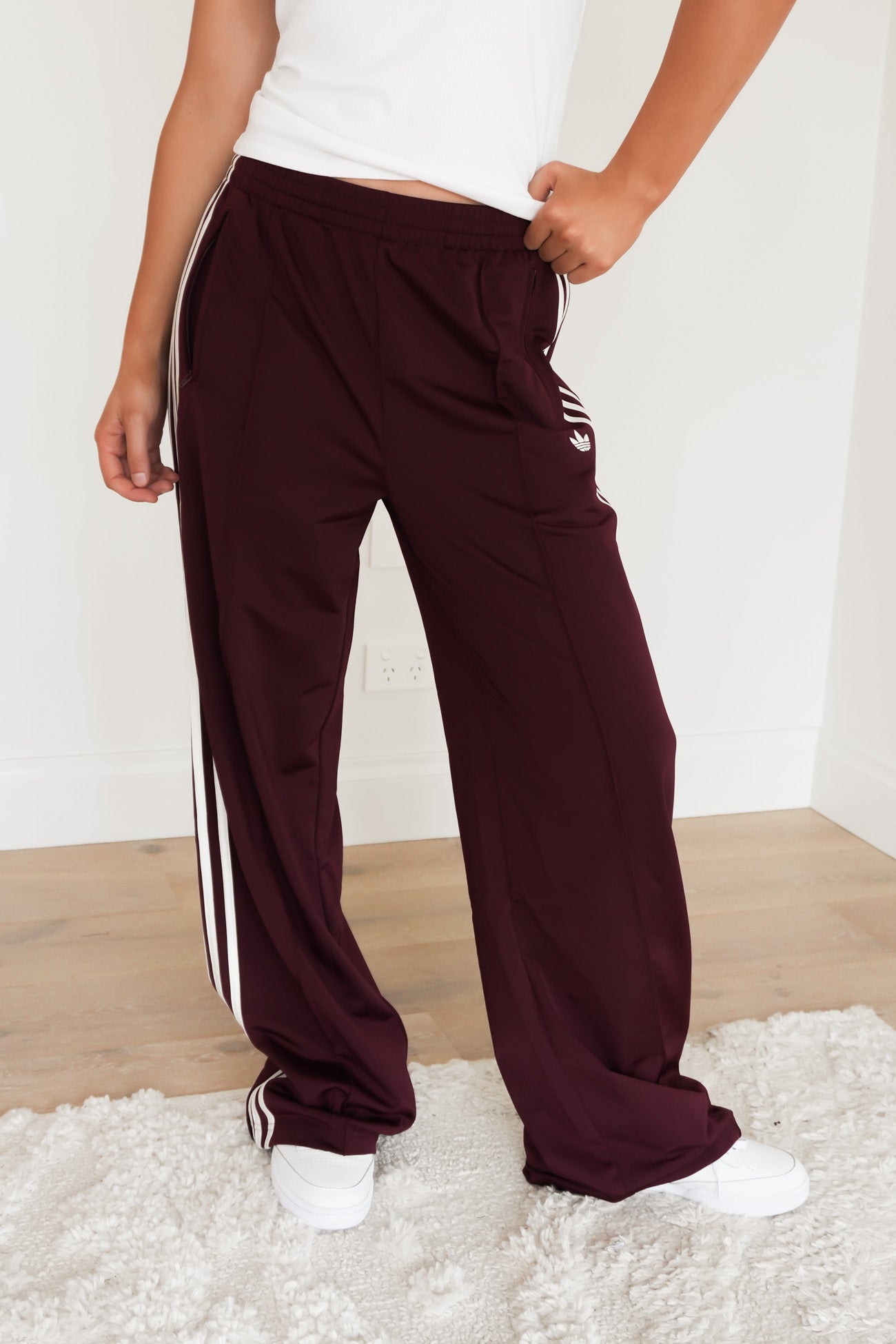 Firebird Loose Track Pant Maroon