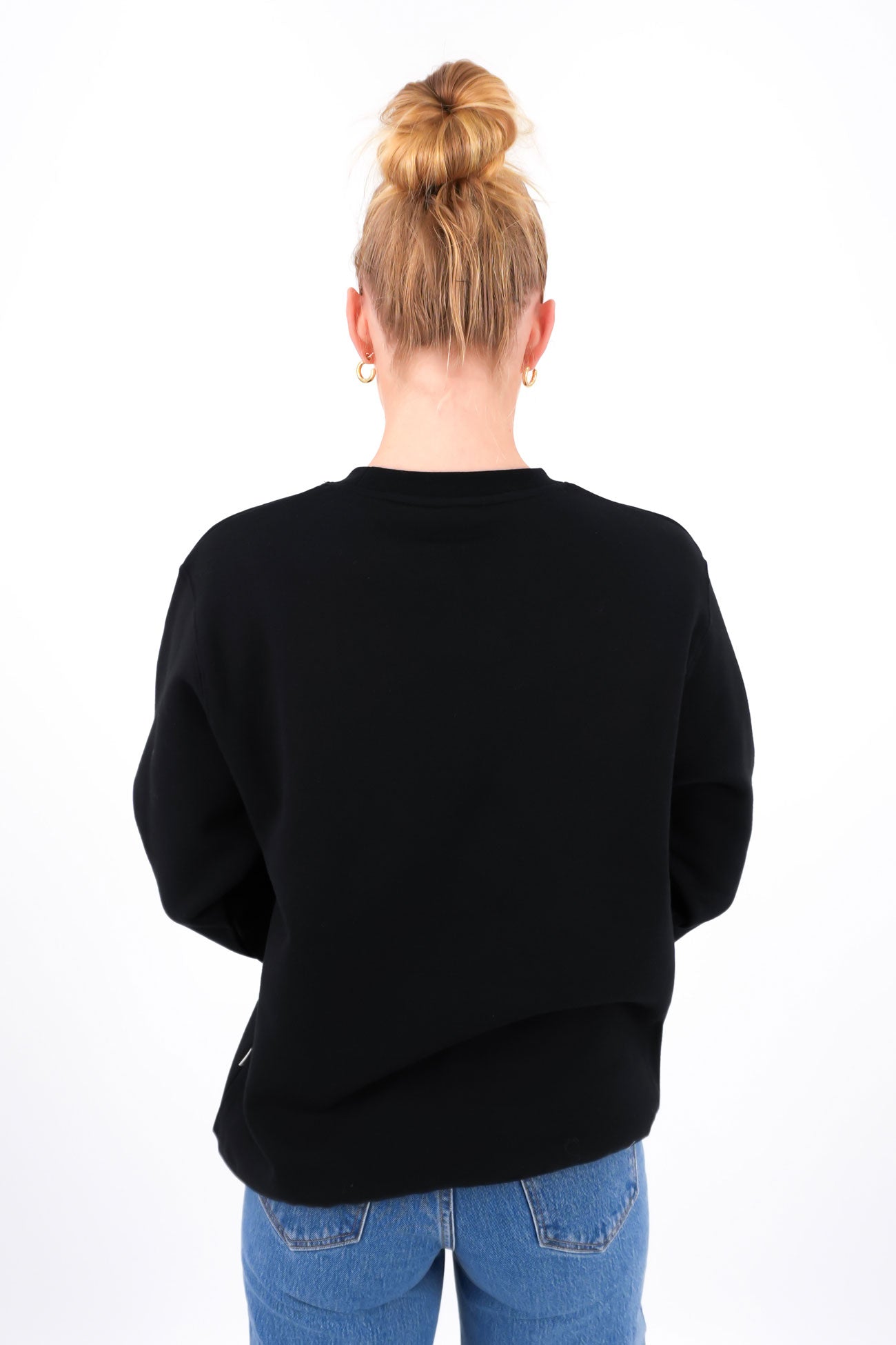 Flagship Boyfriend Fleece Crew Black