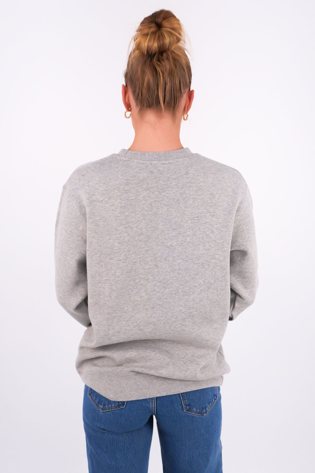Flagship Boyfriend Fleece Crew Grey Heather