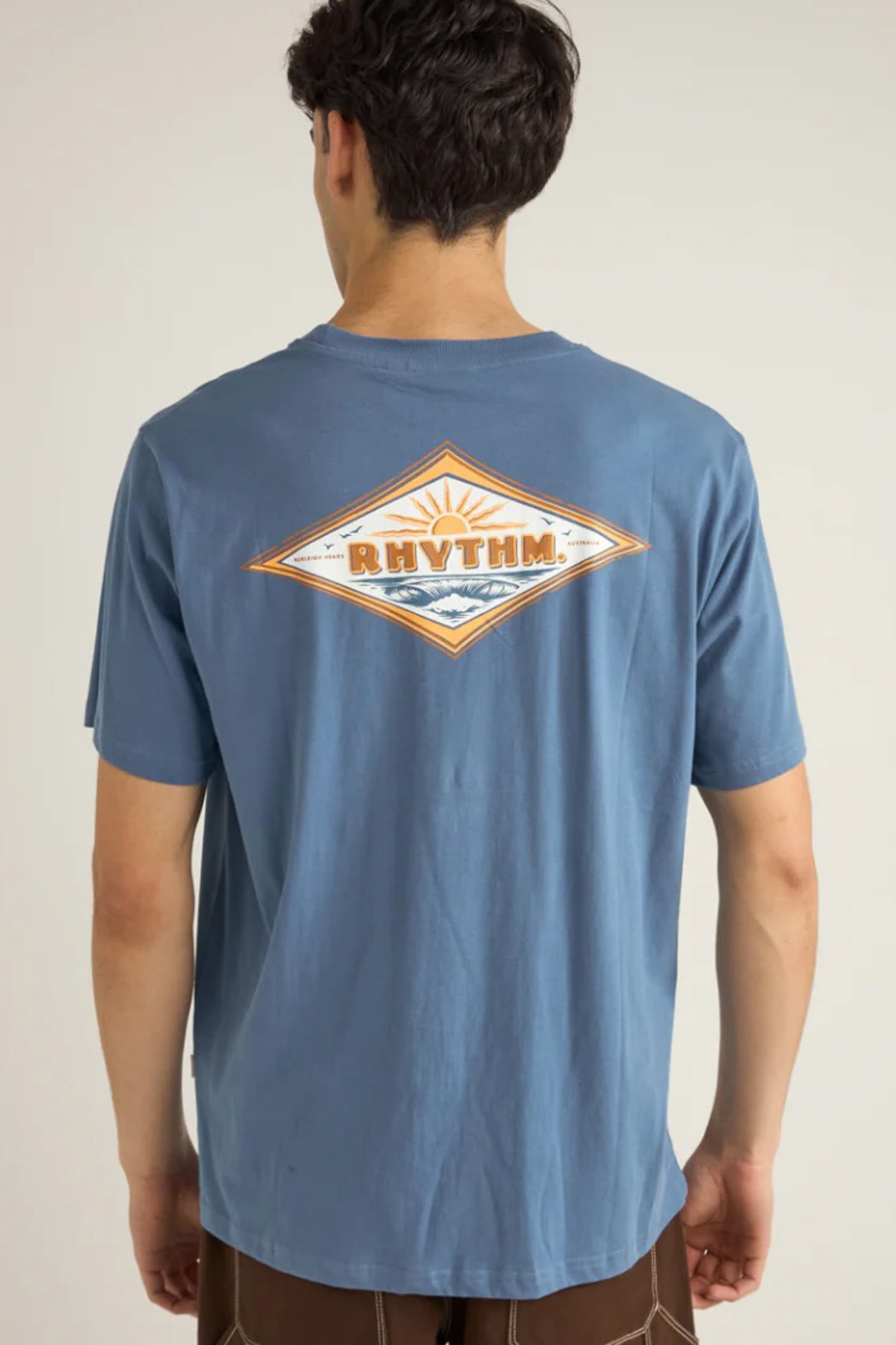 Frame Short Sleeve T-Shirt Vintage Blue