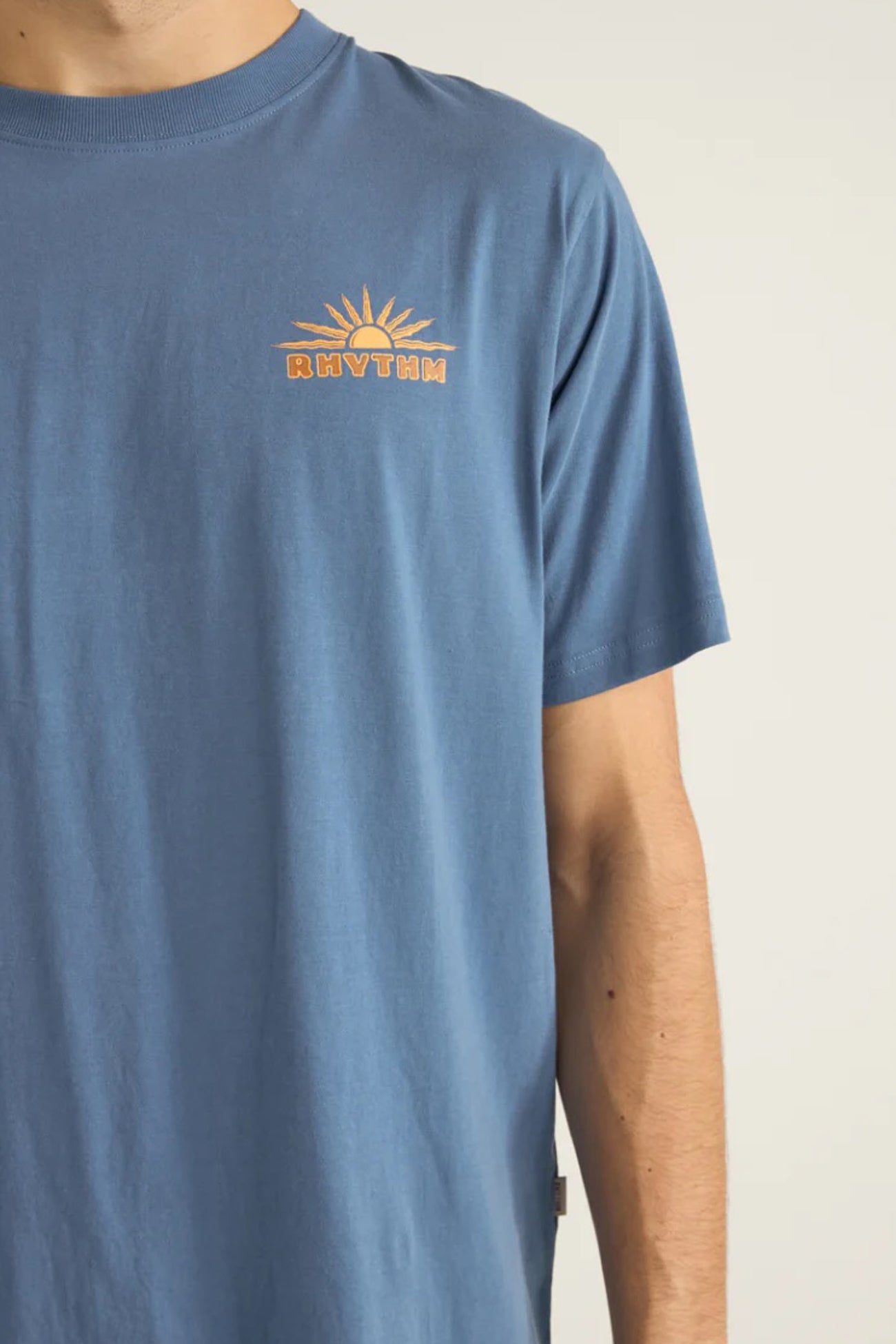Frame Short Sleeve T-Shirt Vintage Blue