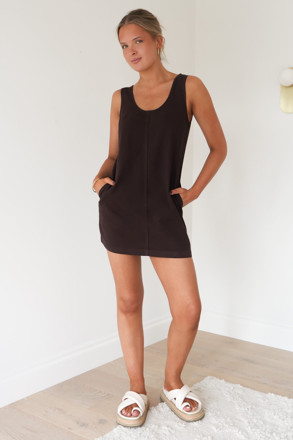 Gemma Mini Dress Chocolate