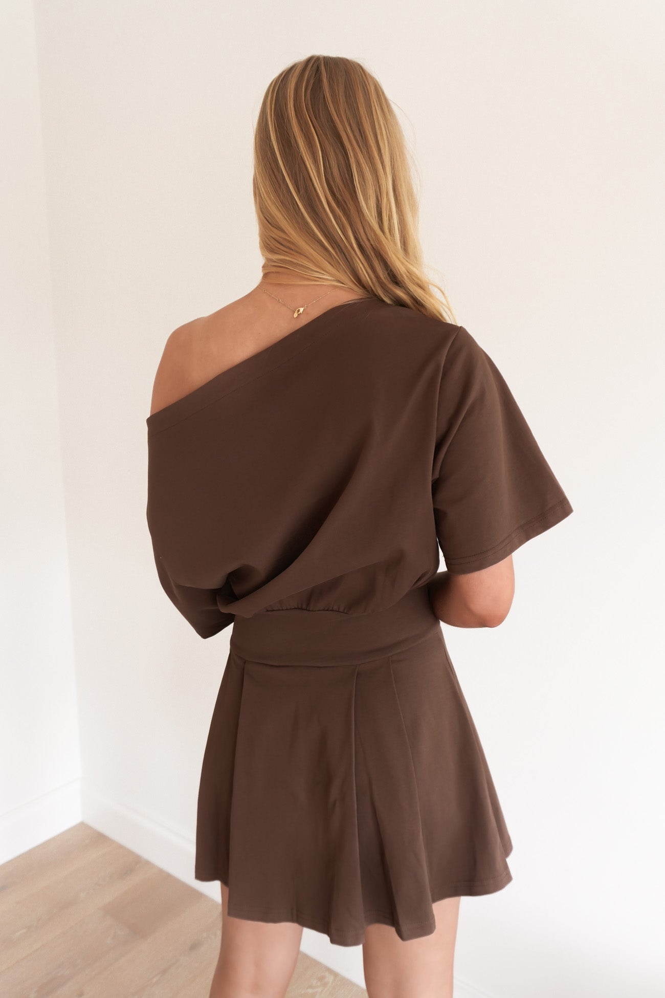 George Mini Dress Chocolate