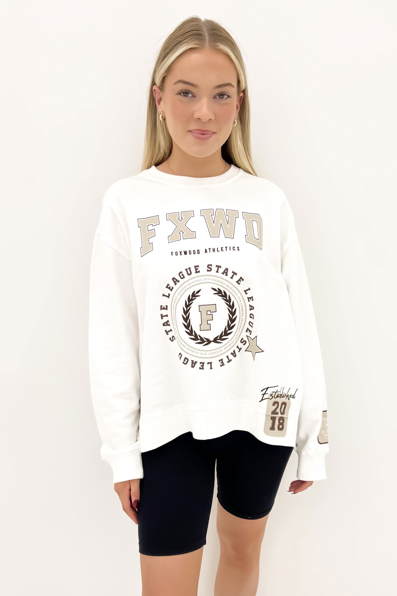 Get There Crew Vintage White