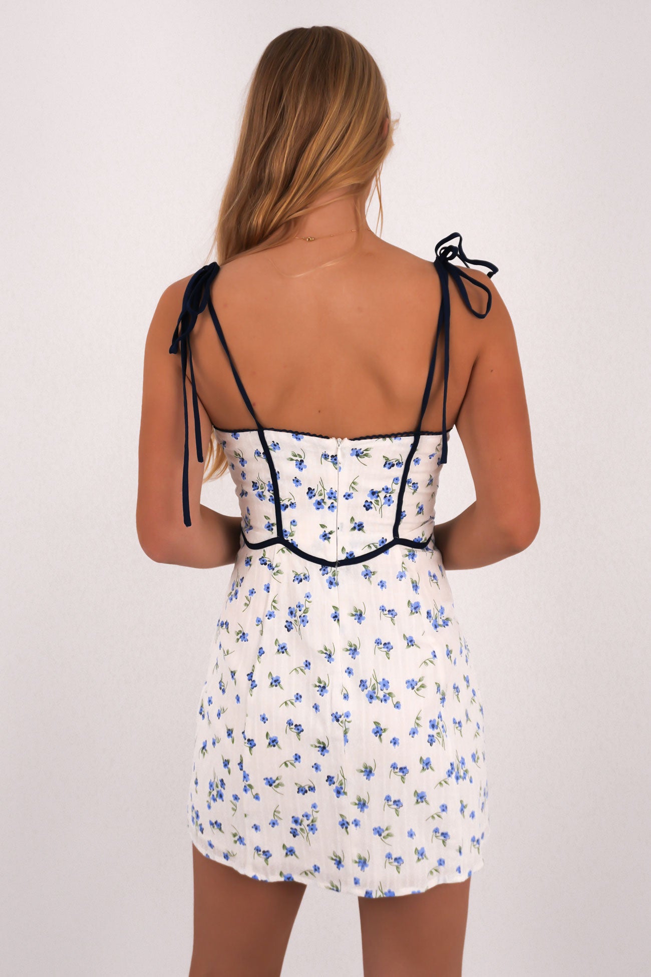 Giovanna Mini Dress Blue