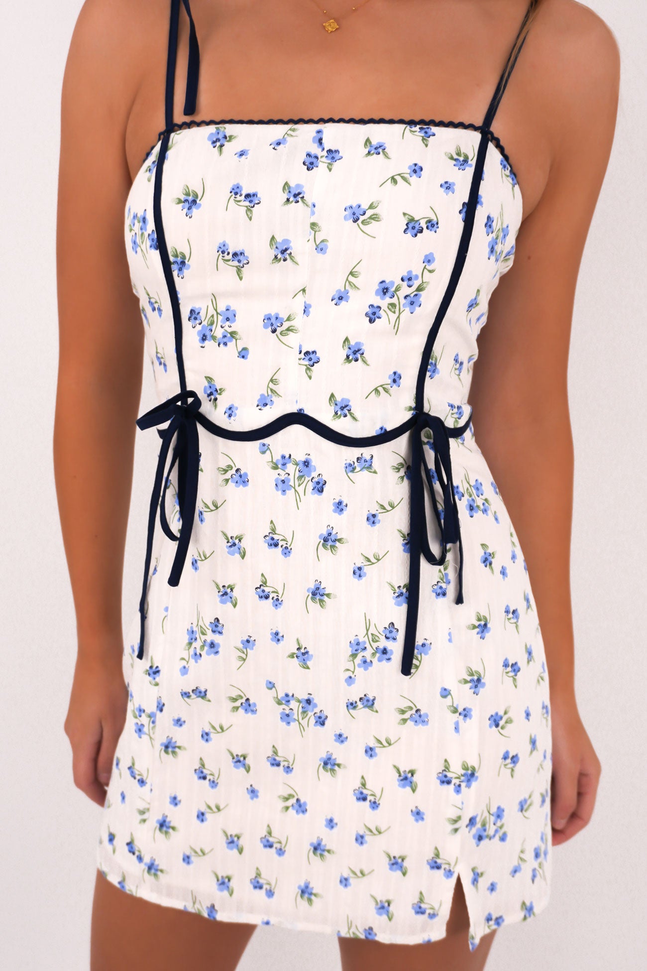 Giovanna Mini Dress Blue