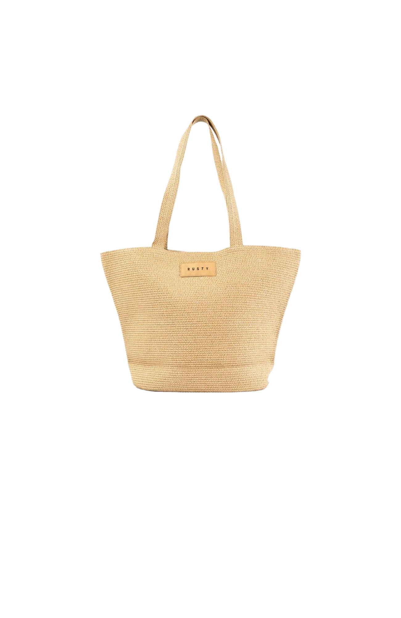 Gisele Straw Beach Bag Caramel Cream