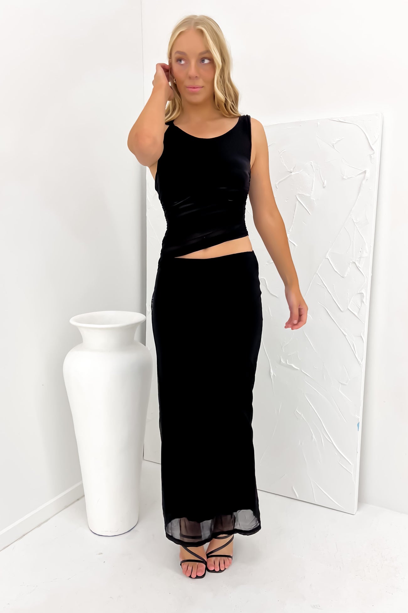 Halle Maxi Dress Black
