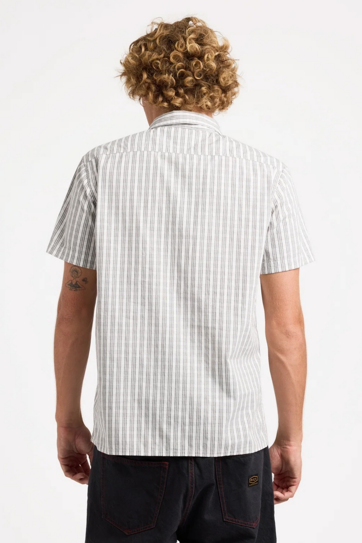 Harmony Scribble Short Sleeve Shirt Antique White