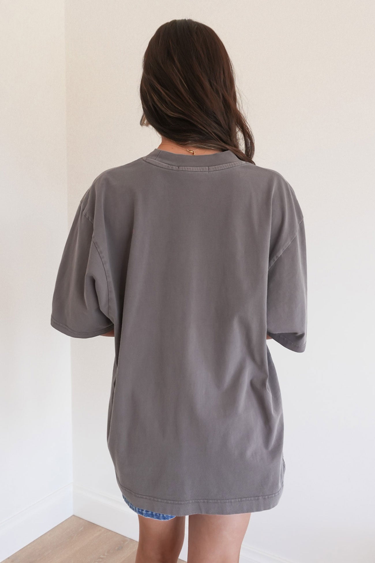 Hawaii Oversized Tee Charcoal