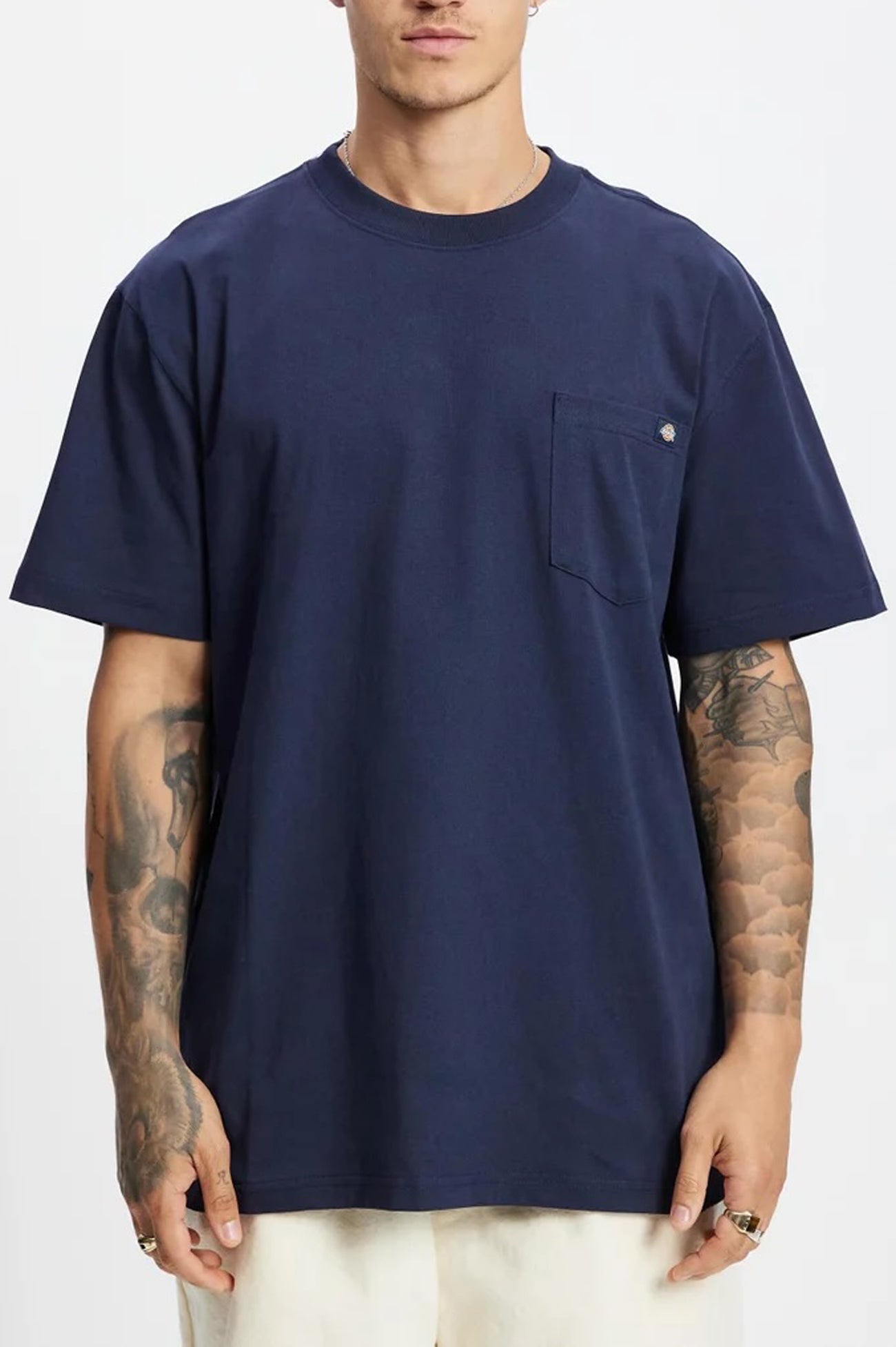 Heavy Jersey Pocket Tee Dark Navy