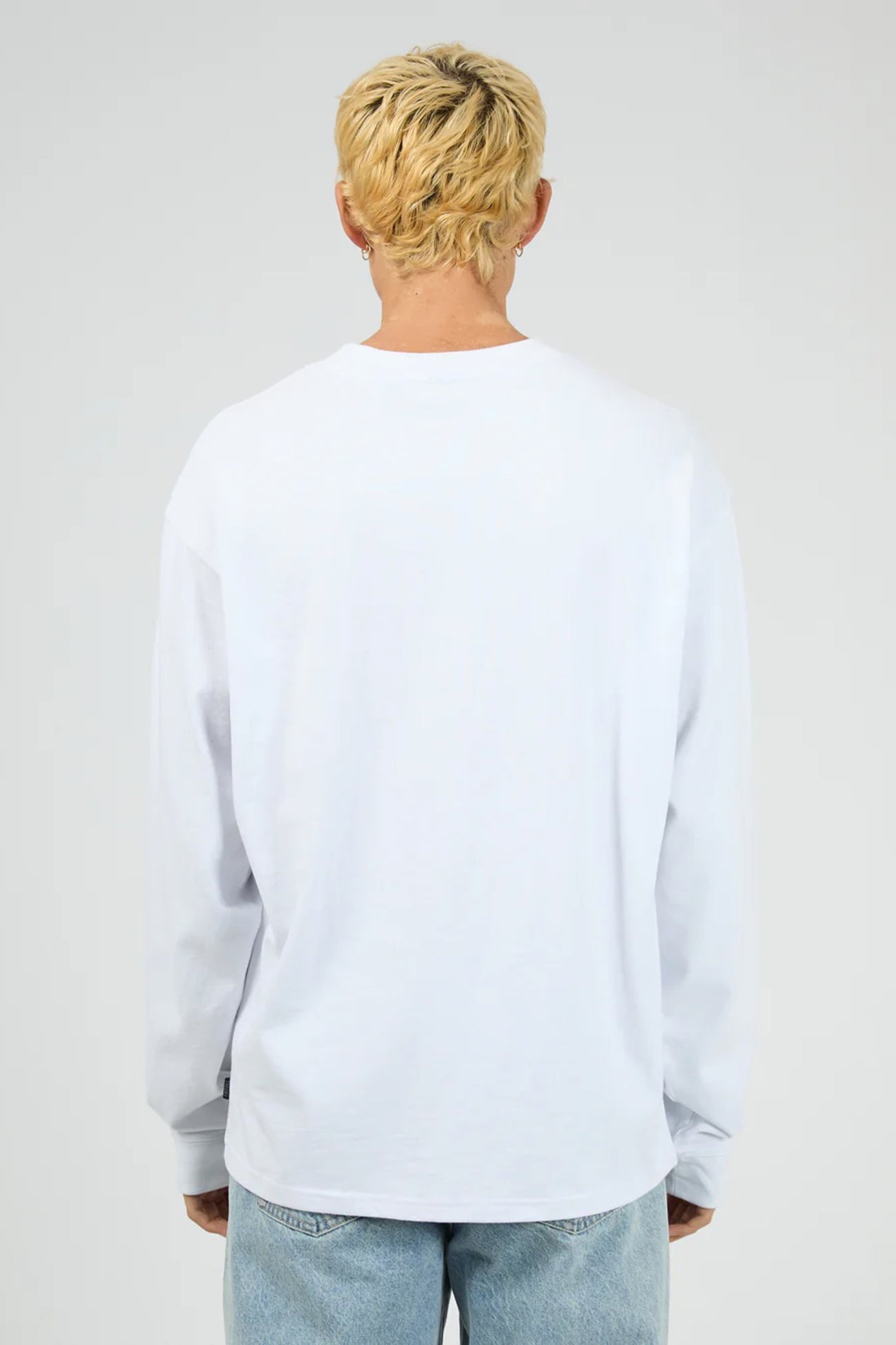 Heavy Weight Long Sleeve Tee White