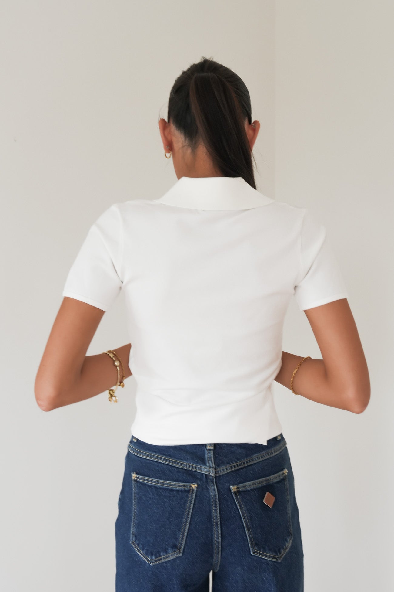 Henry Top White