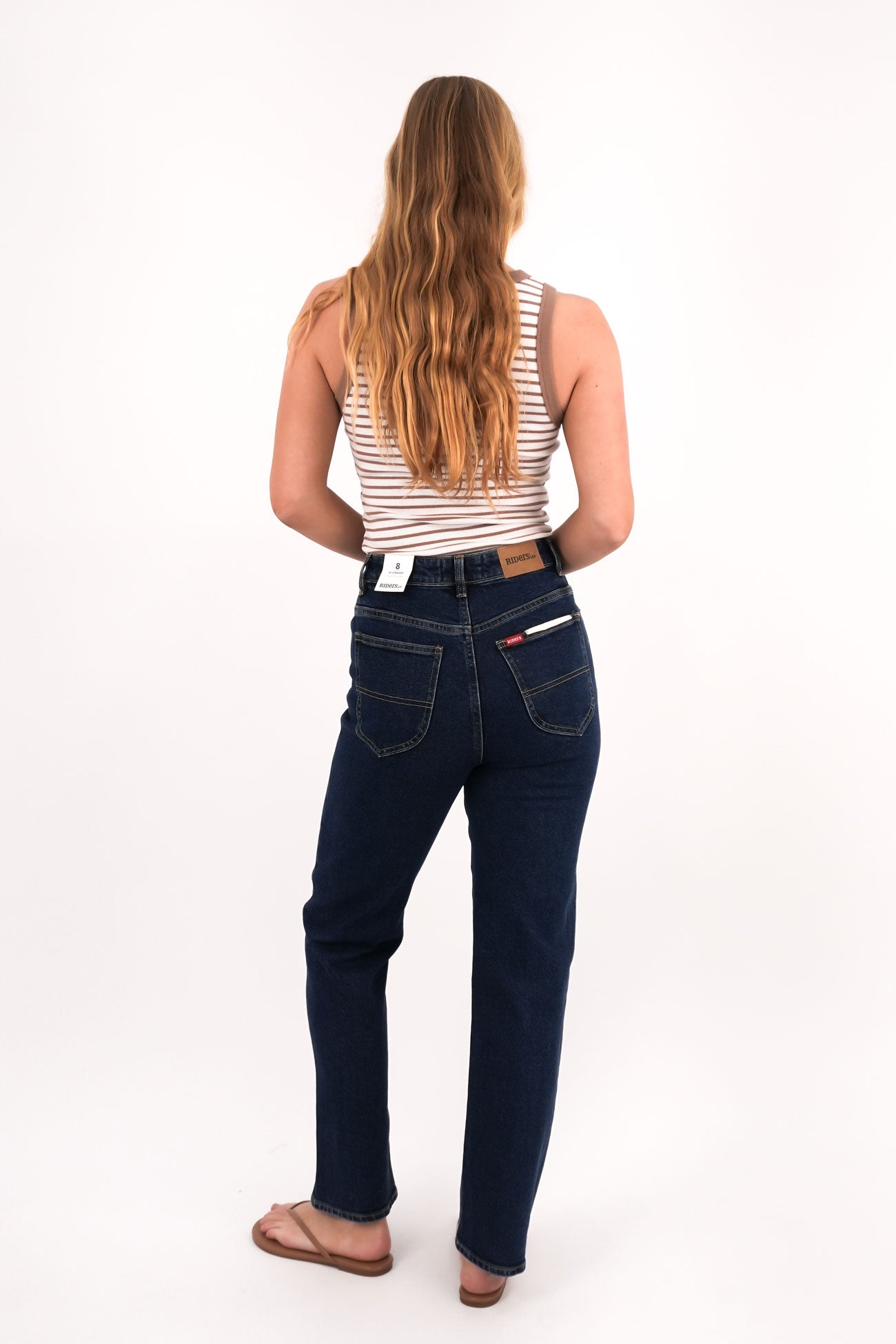 Hi Straight Crop Jean Endless Indigo