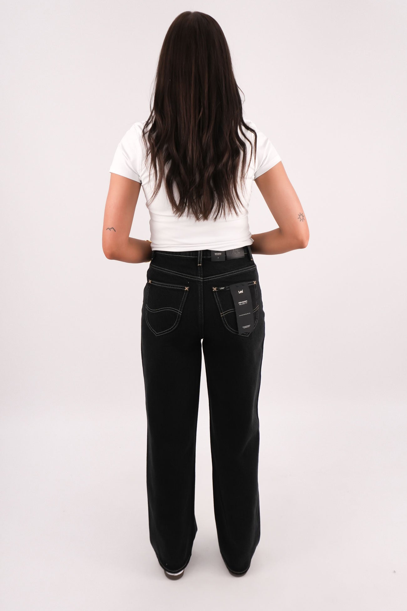 High Baggy Jean Throwback Black