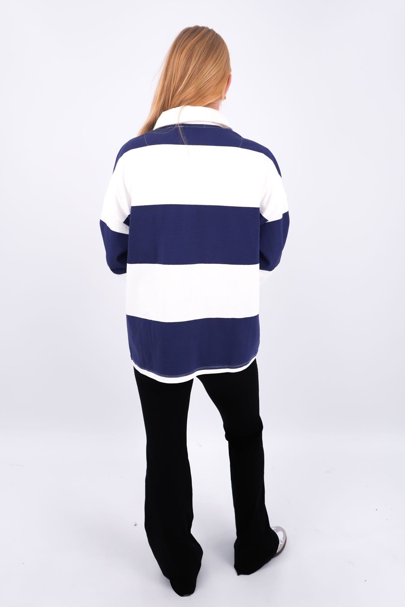 Hudson Long Sleeve Rugby Stripe