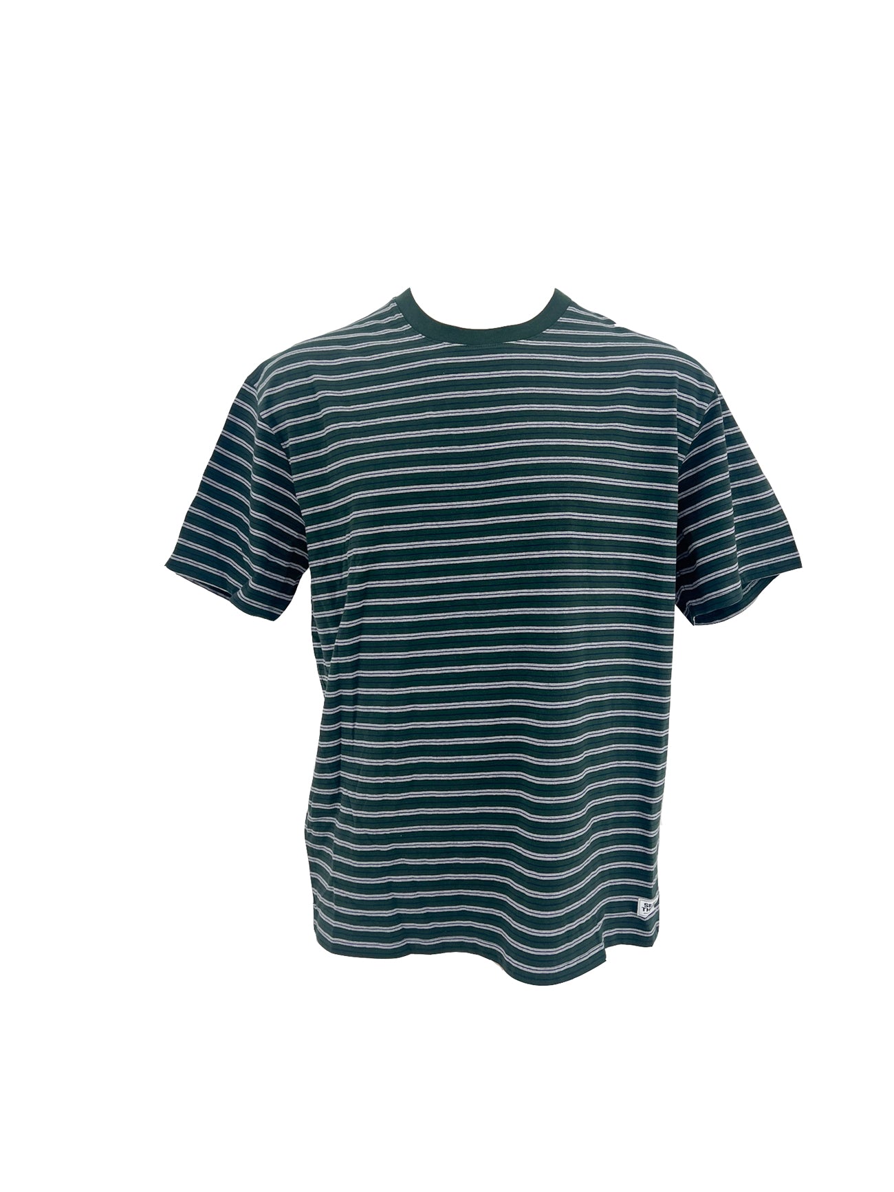 Staple Stripe Tee Green