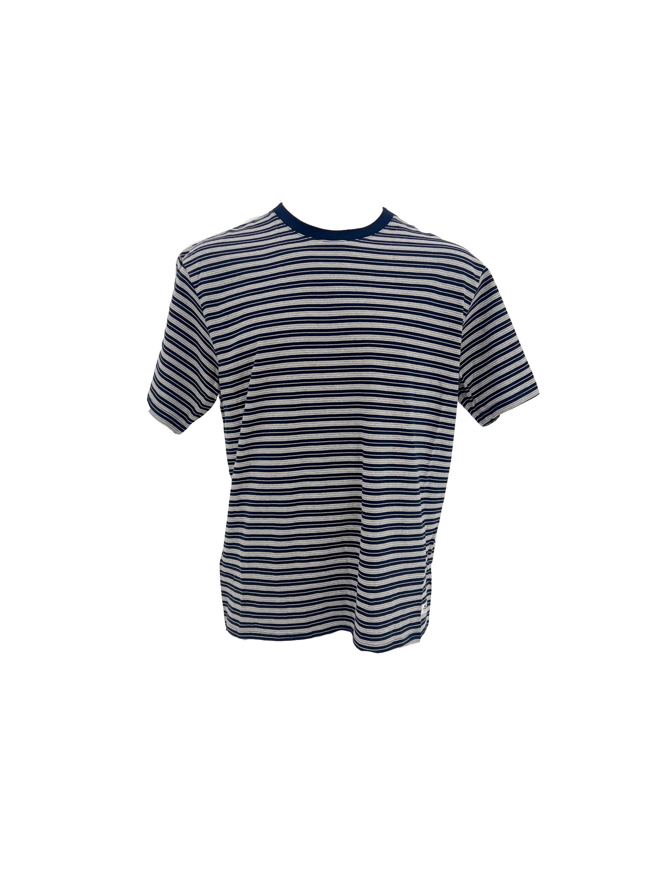 Staple Stripe Tee Navy